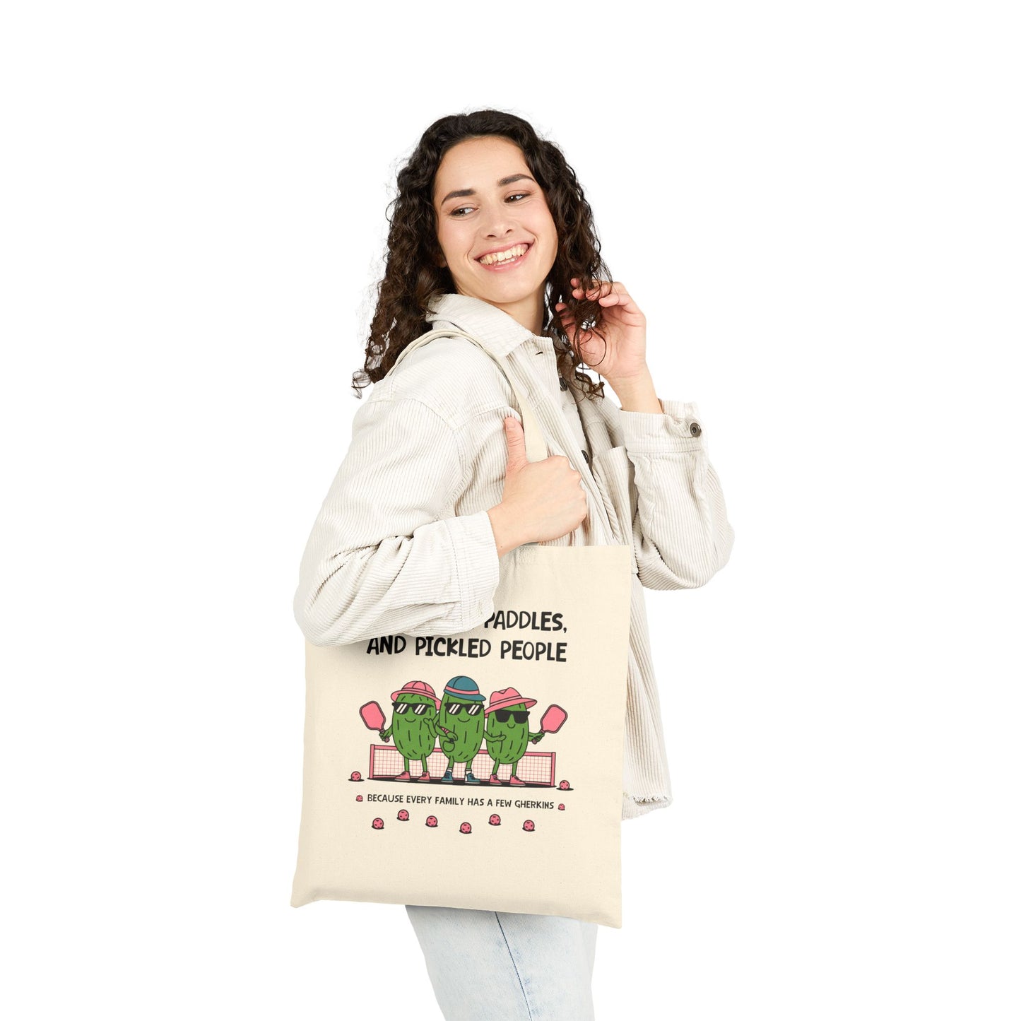 Funny Genealogy Pickleball Tote Bag
