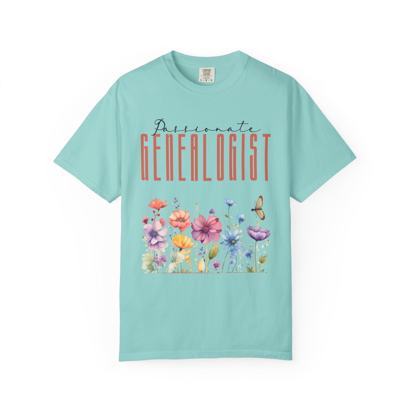 Passionate Genealogist Comfort Colors T-Shirt Gift
