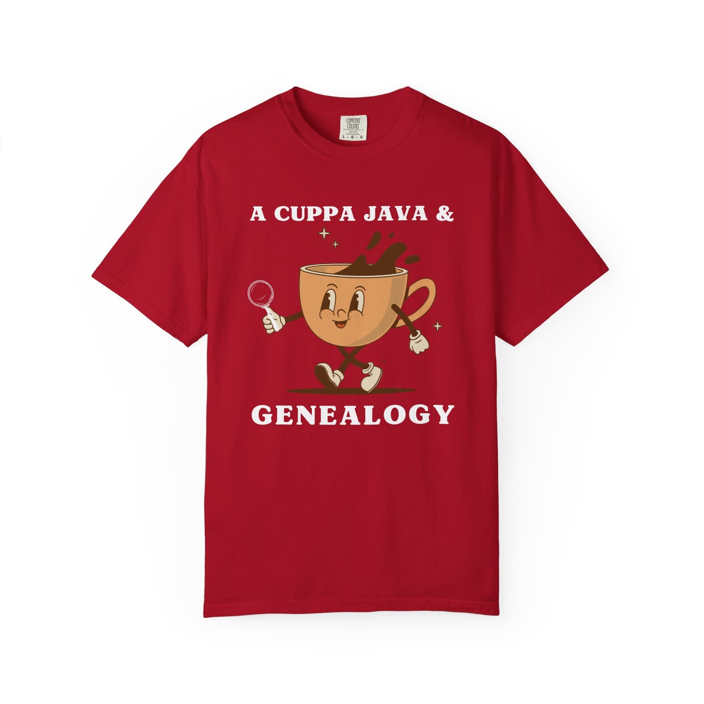 A Cuppa Java Genealogy Short Sleeve T-shirt