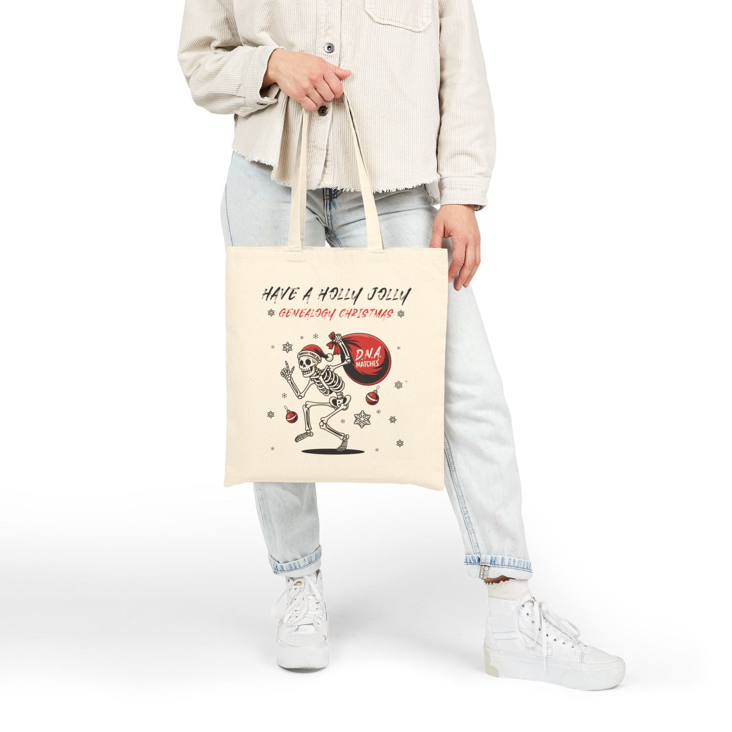 Have a Holly Jolly Genealogy Christmas Tote Bag