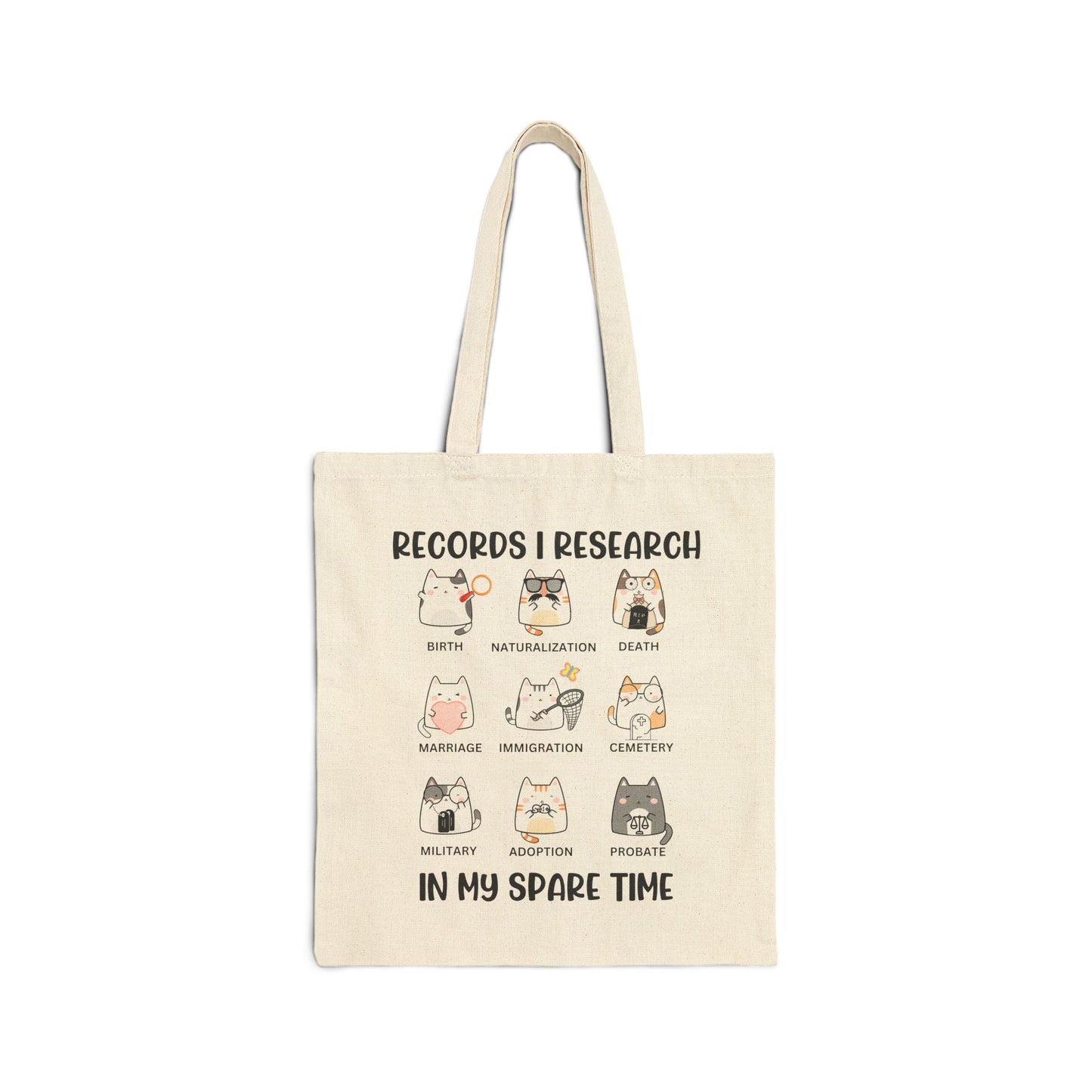 Records I Search Funny Tote Bag Gift for Researcher