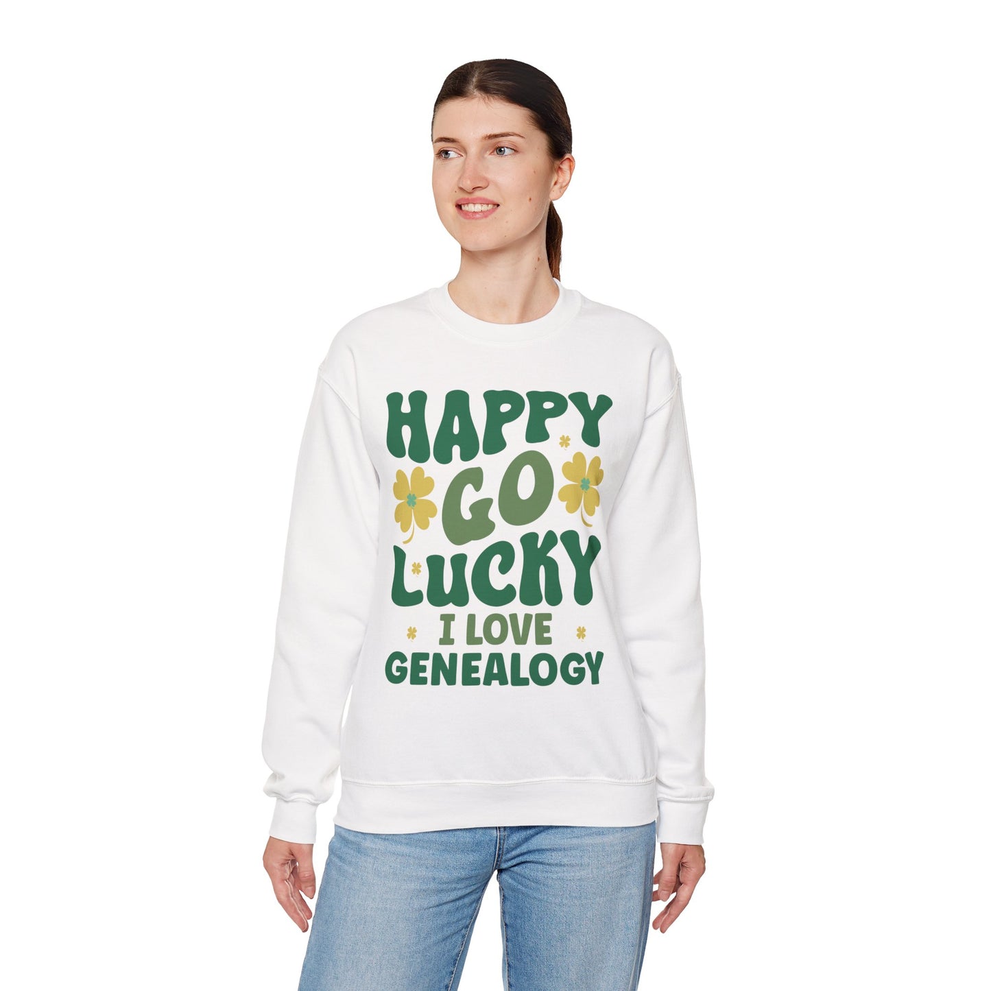 Happy Go Lucky Genealogy Sweatshirt