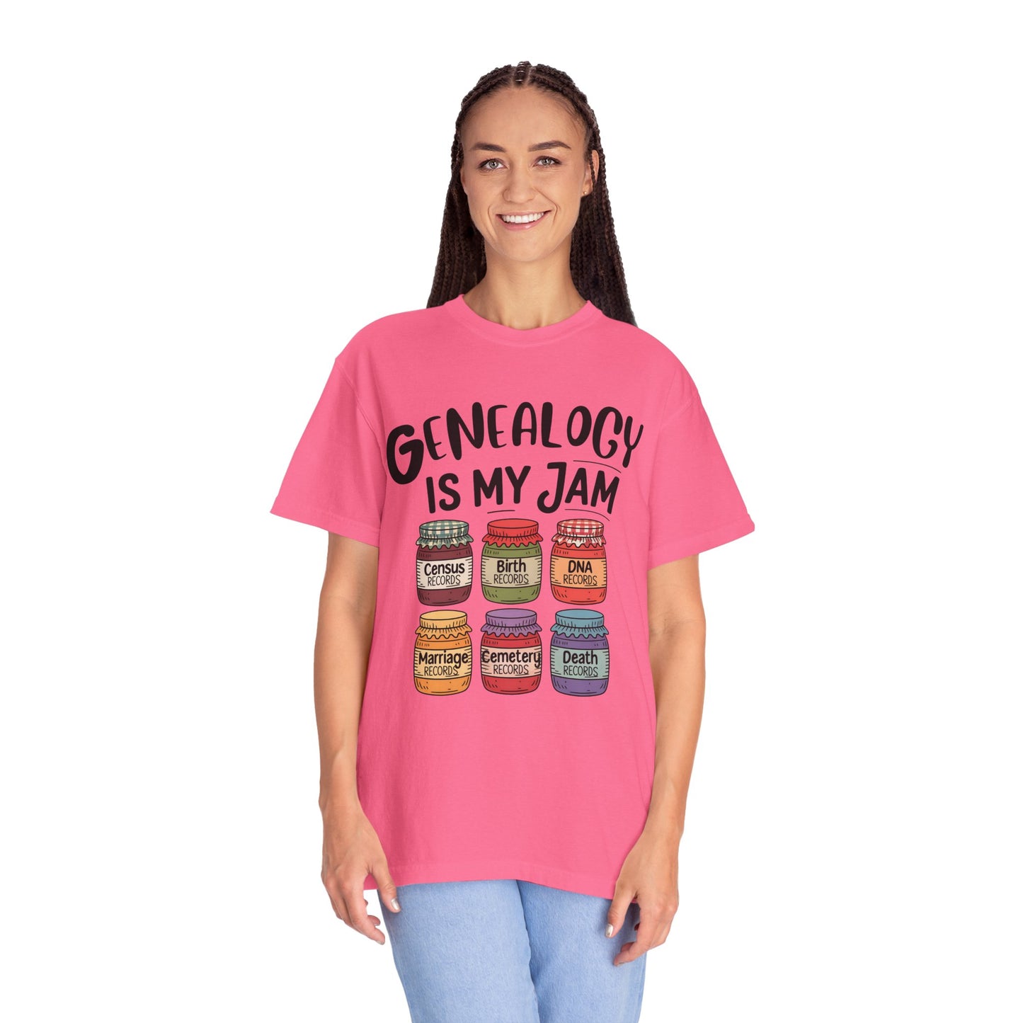 Genealogy is My Jam Family History Tee