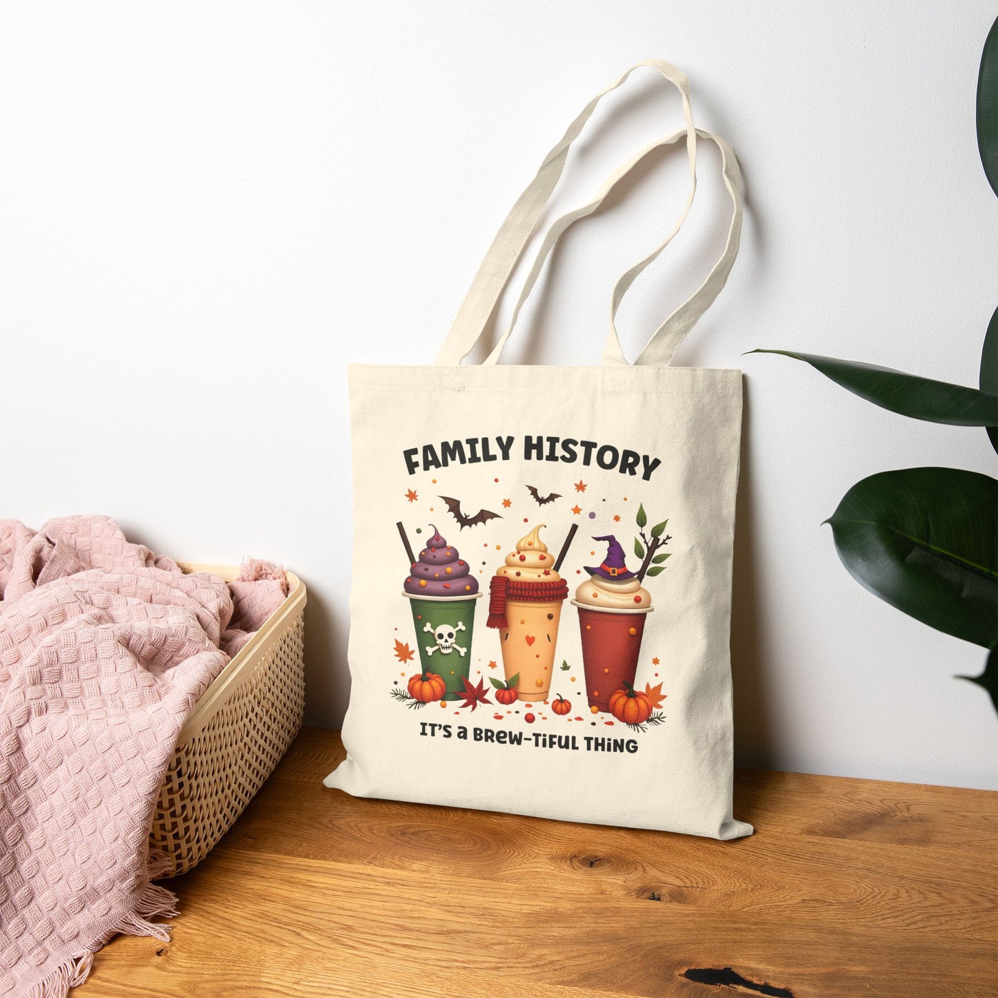 Family History Pumpkin Spice Tote Bag