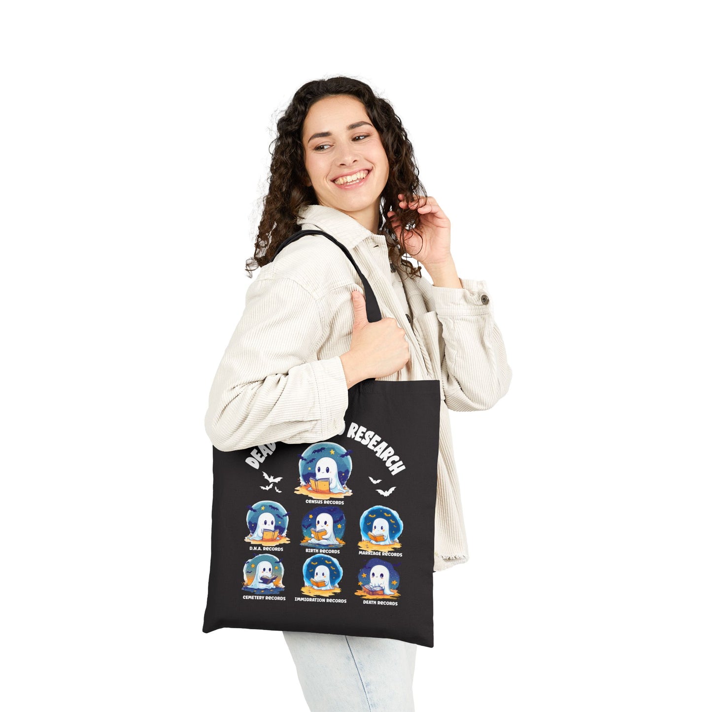 Dedicated to Research Ghost Tote Bag