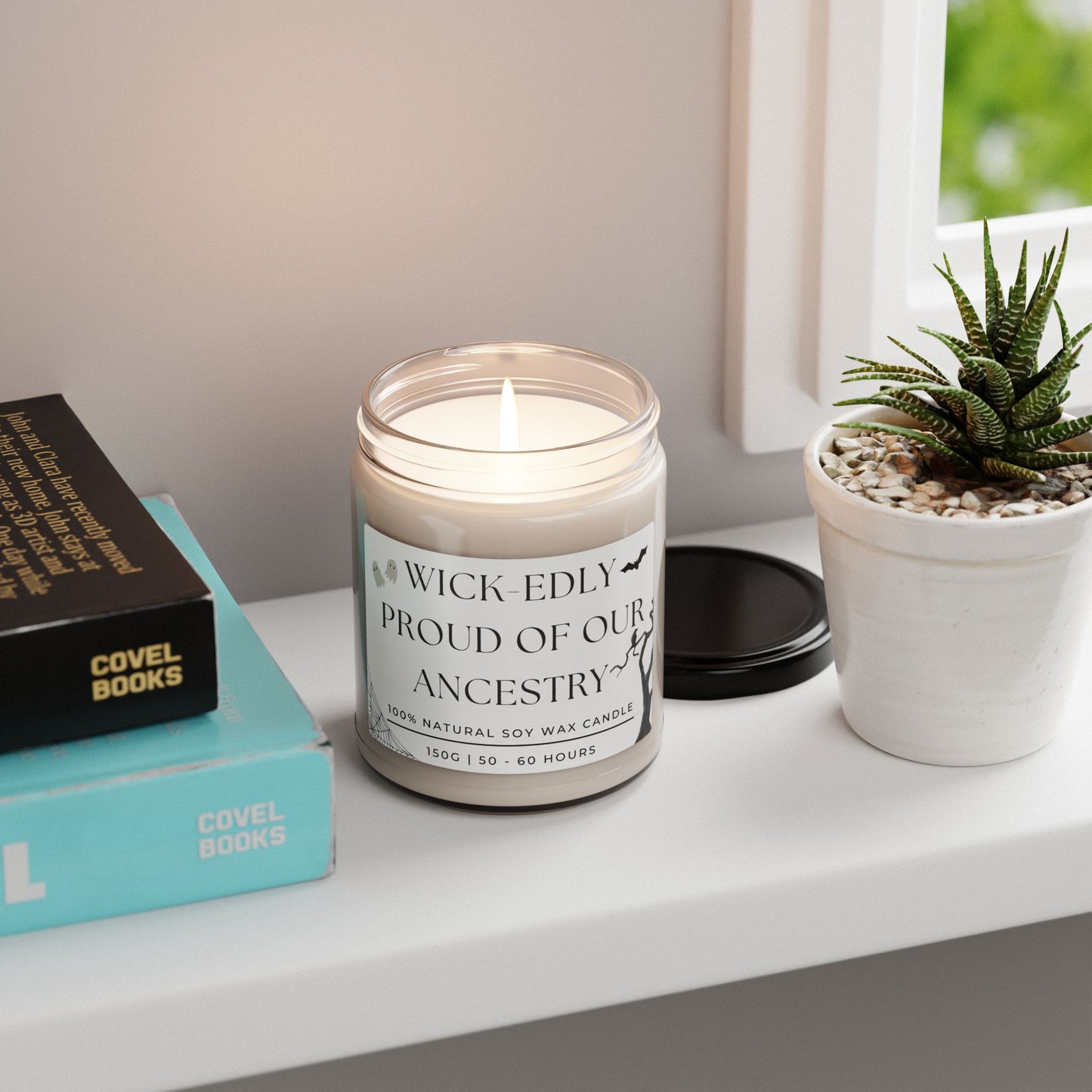 Wickedly Proud of our Ancestry Halloween Candle