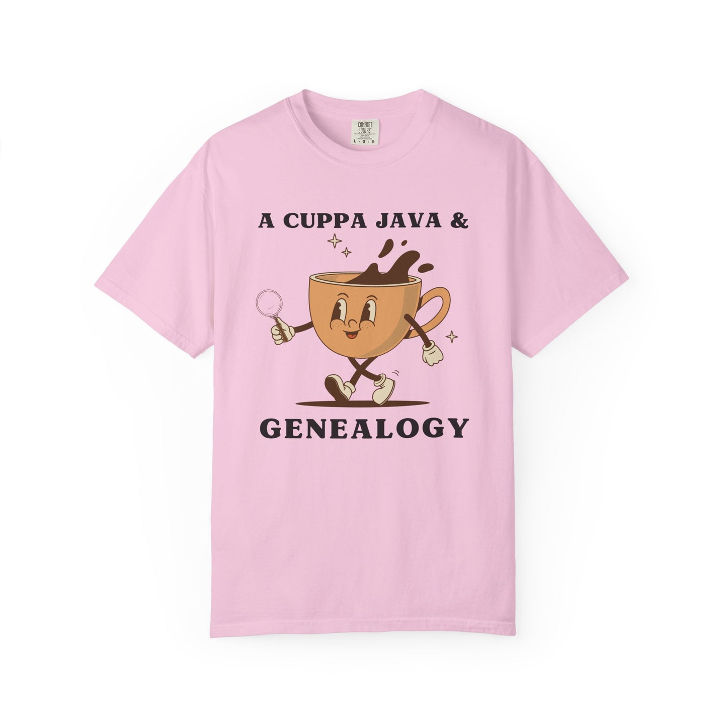 A Cuppa Java Genealogy Short Sleeve T-shirt