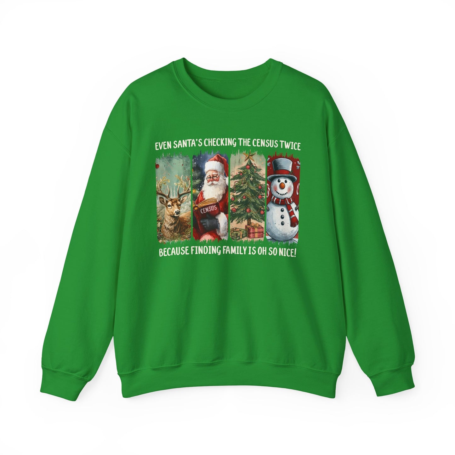 Santa’s Checking the Census Twice Sweatshirt