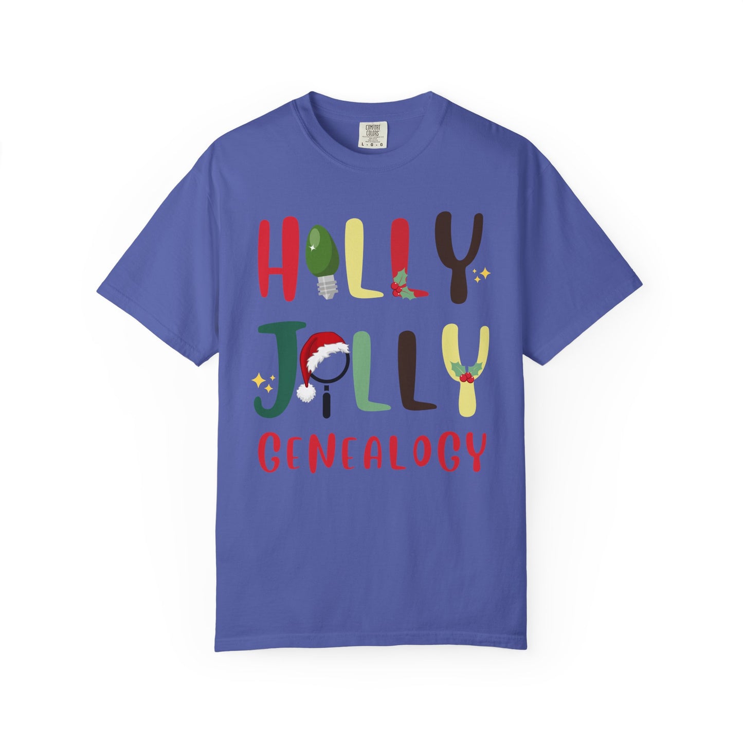 Holly Jolly Genealogy Christmas T-Shirt