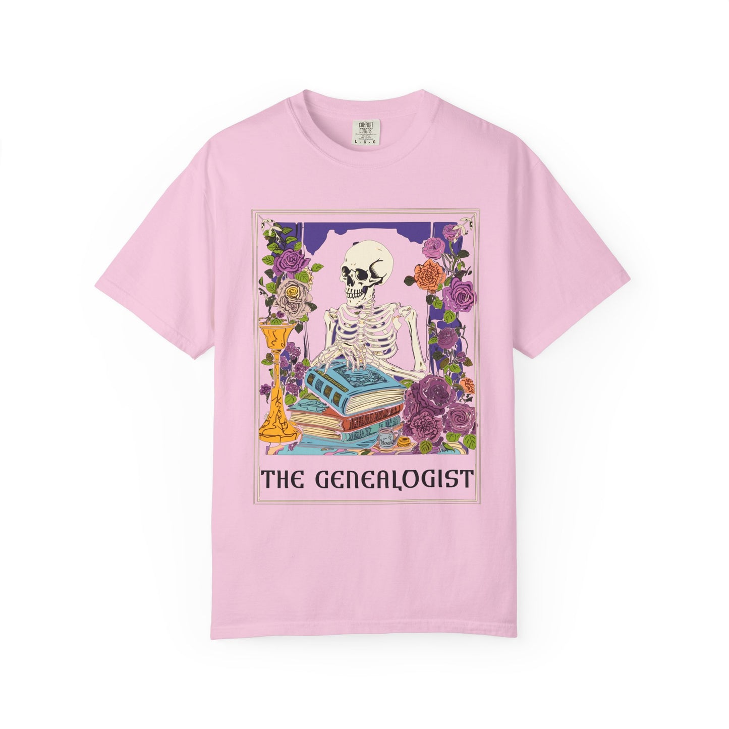 The Genealogist Vintage Skeleton Halloween T-Shirt