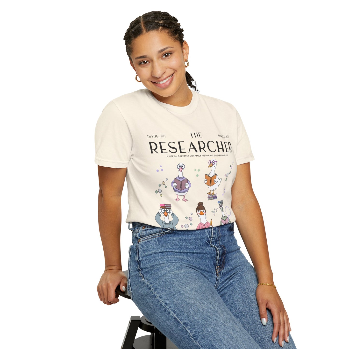 The DNA Researcher Goose Genealogy Shirt