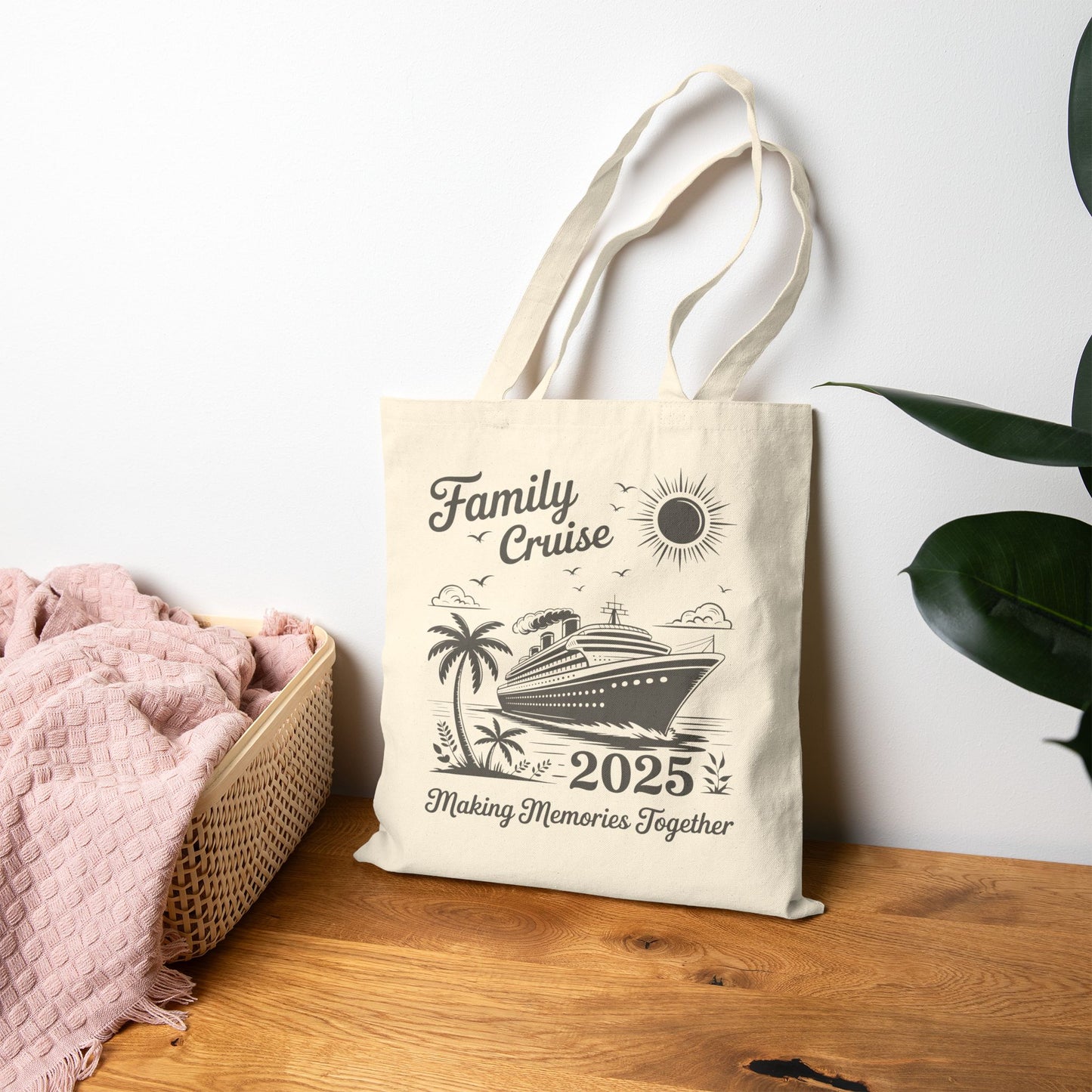 Custom Family Cruise Reunion Tote Bag