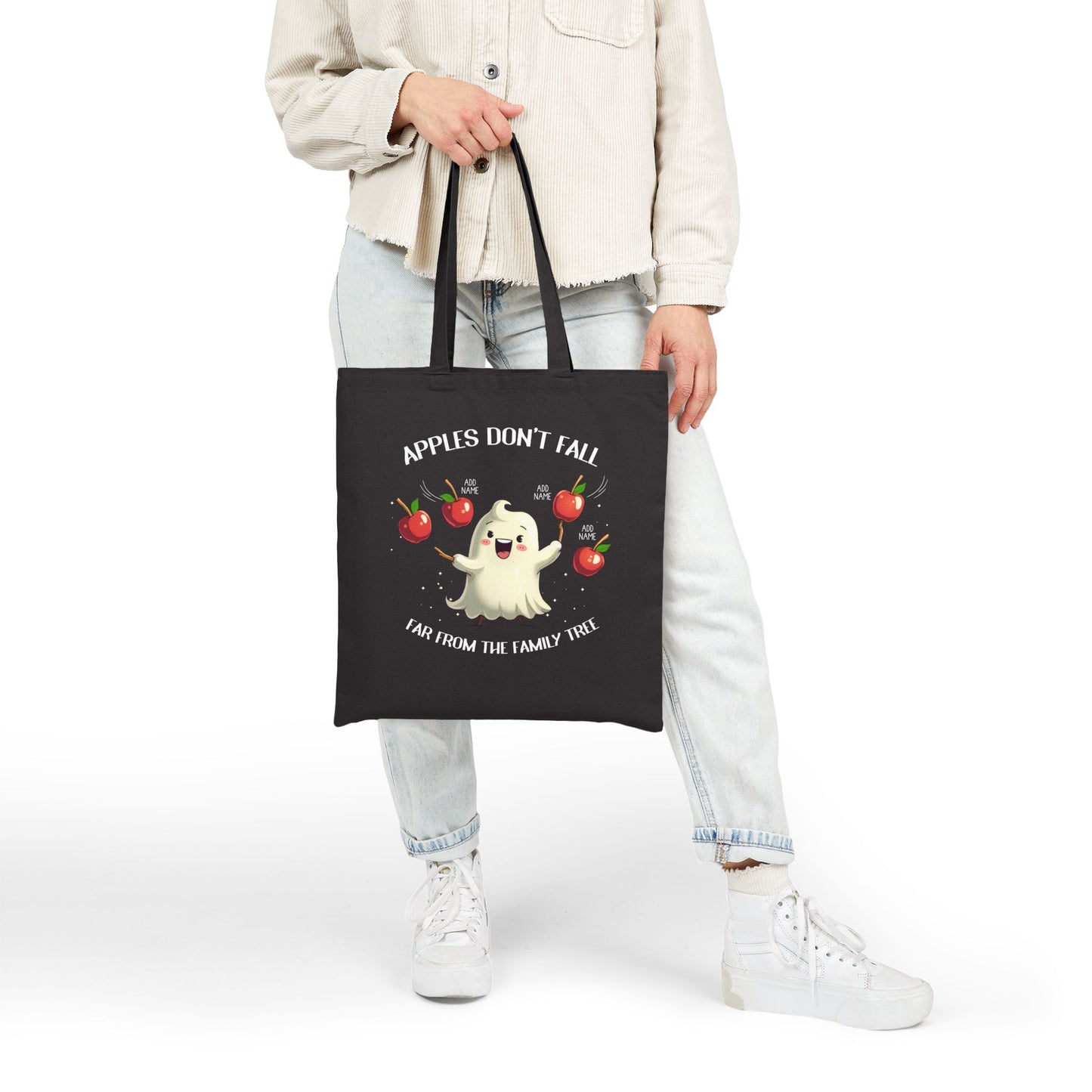 Custom Halloween Family Tree Tote Bag