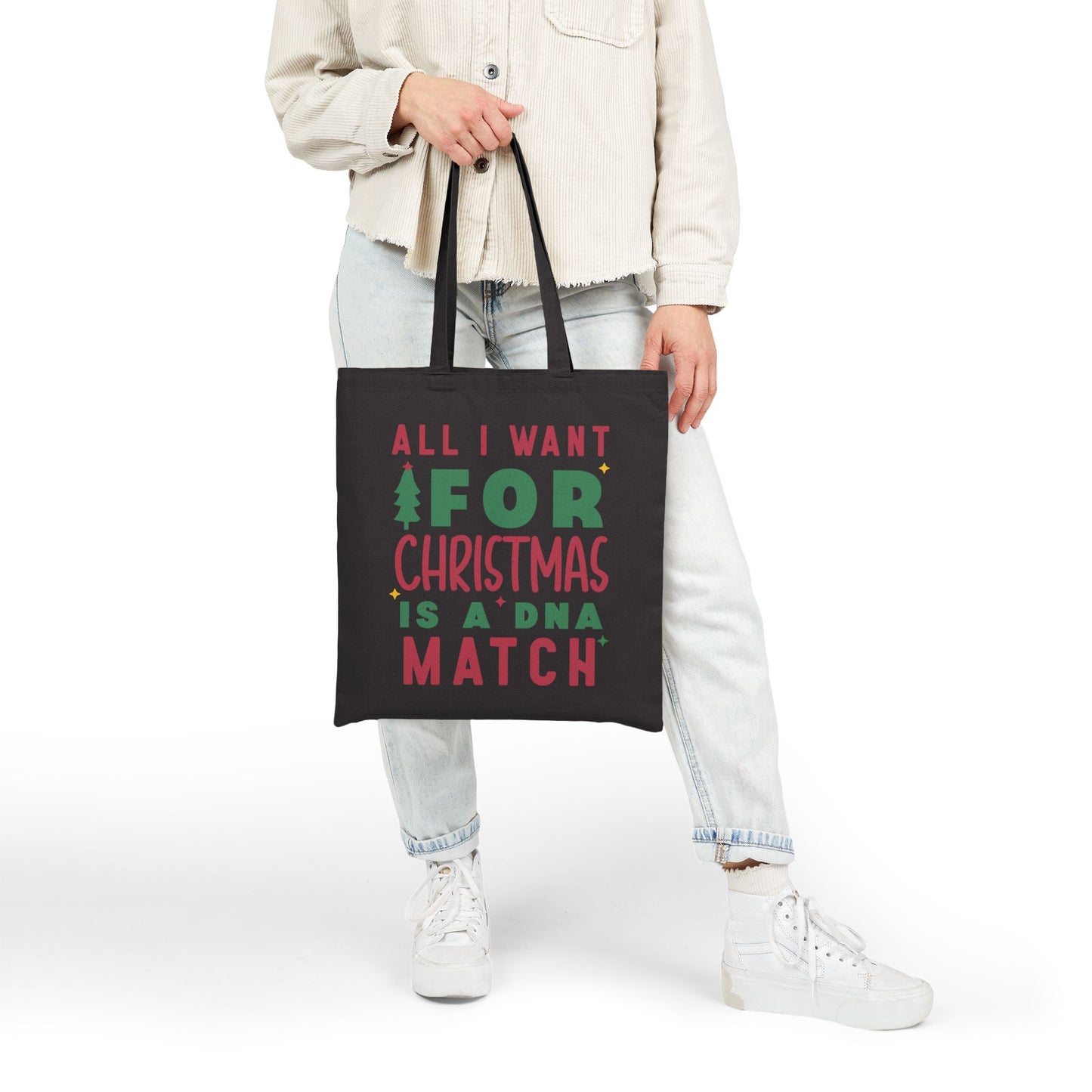 All I Want for Christmas Is a DNA Match Tote Bag