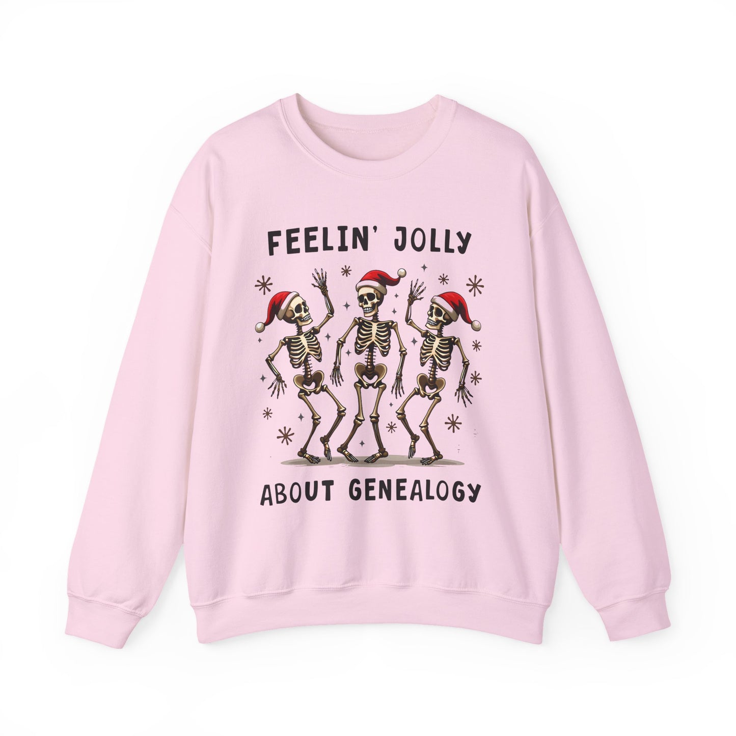 Feelinā Jolly About Genealogy Christmas Sweatshirt