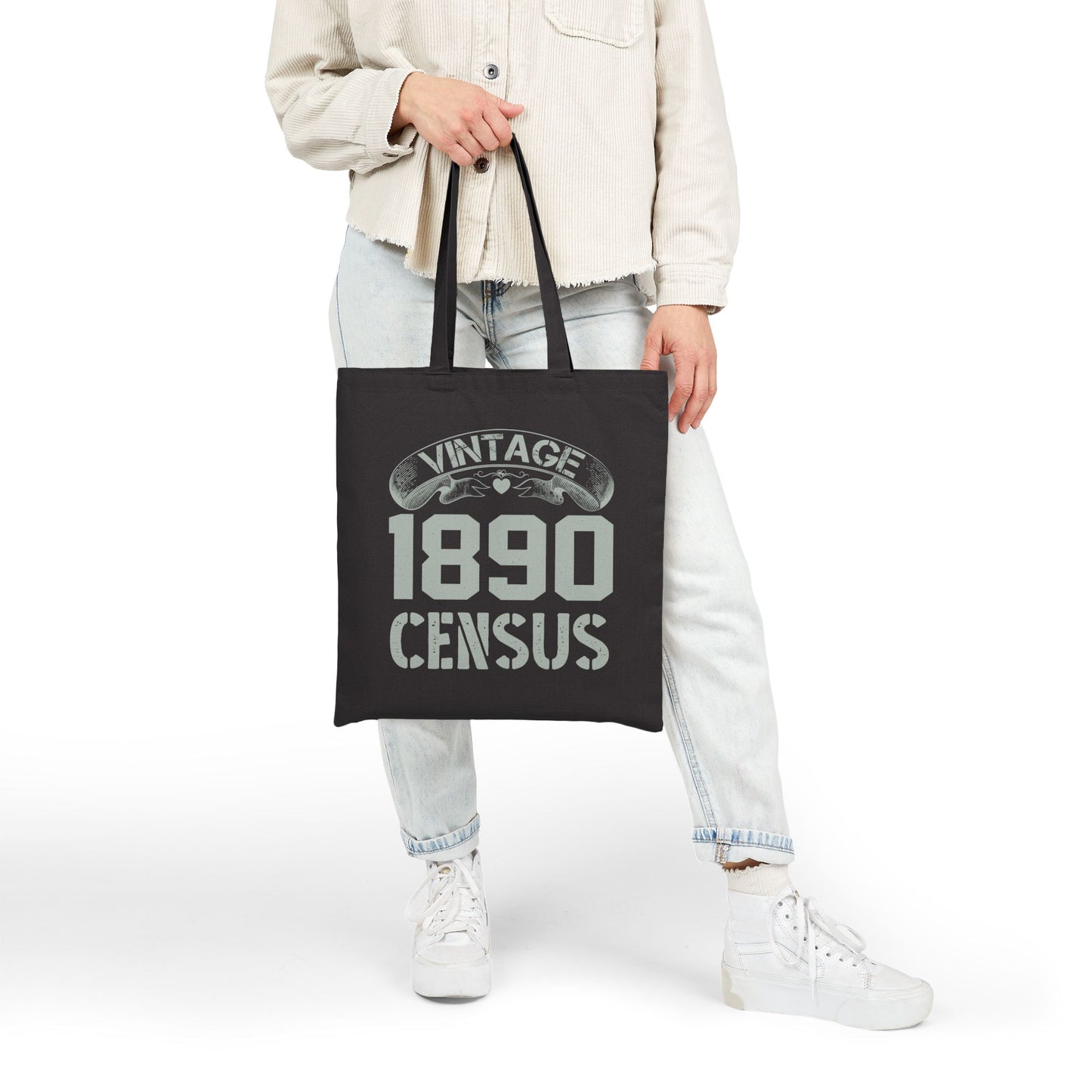 Vintage 1890 Census Tote Bag
