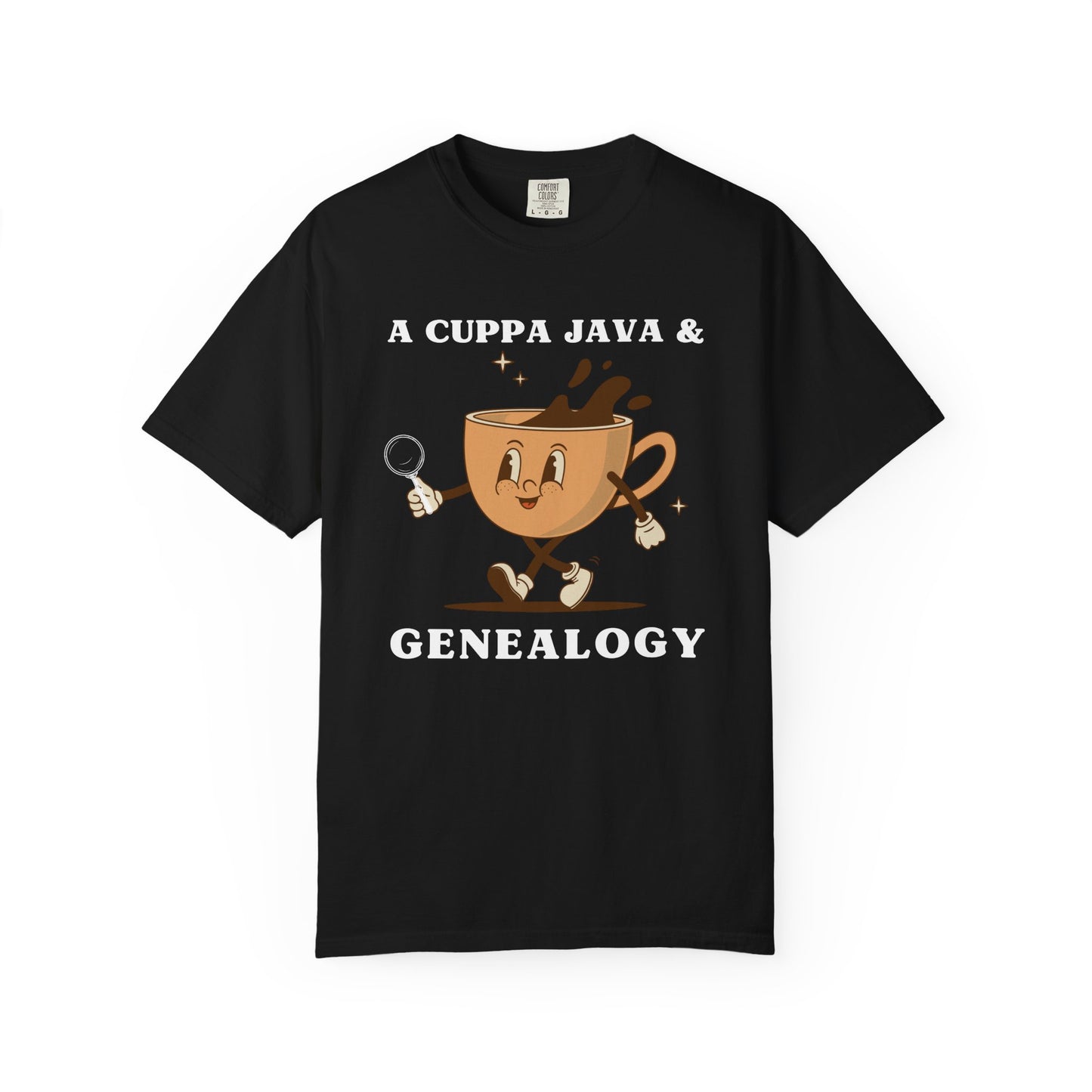 A Cuppa Java Genealogy Short Sleeve T-shirt