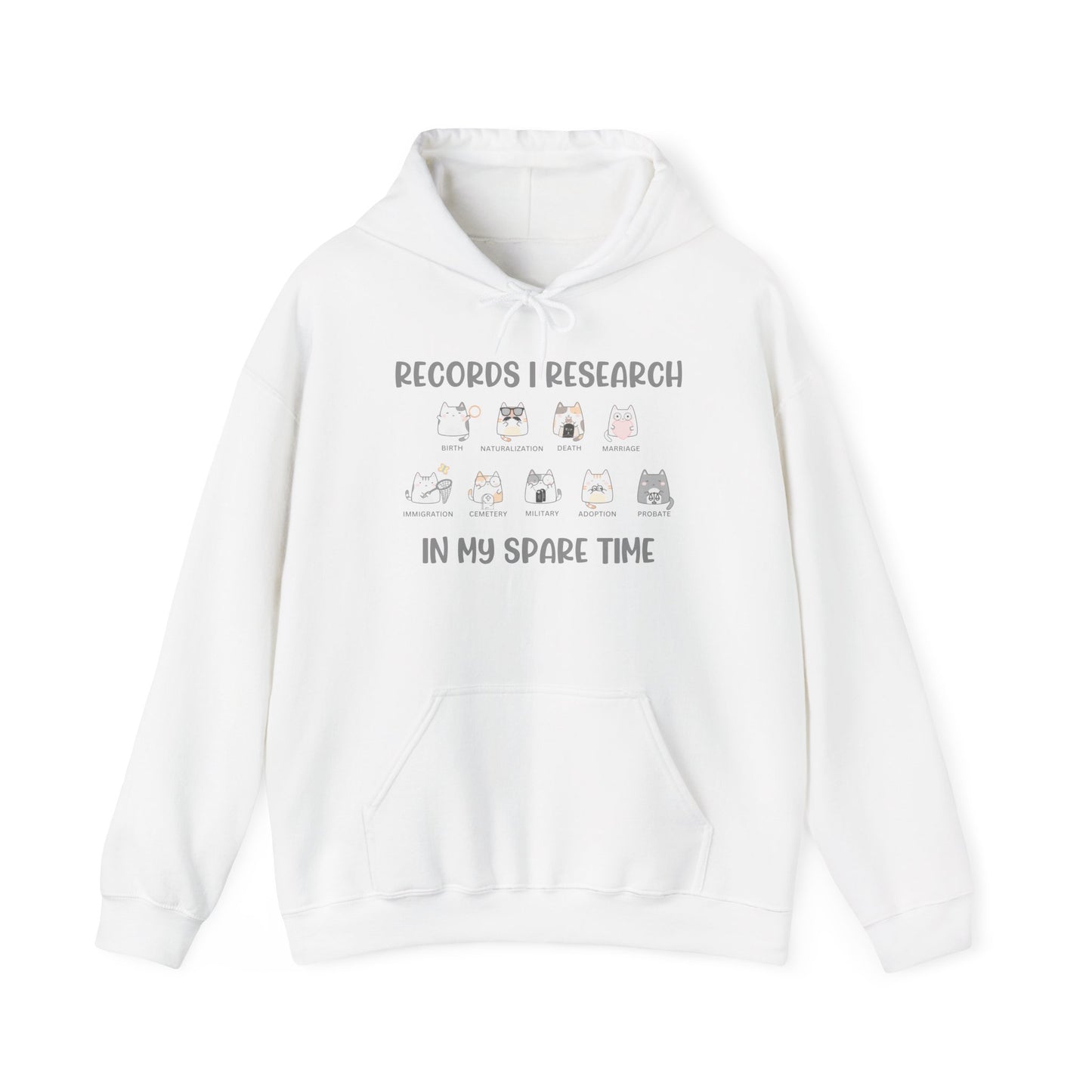 Records I Reseach in my Spare Time Hoodie