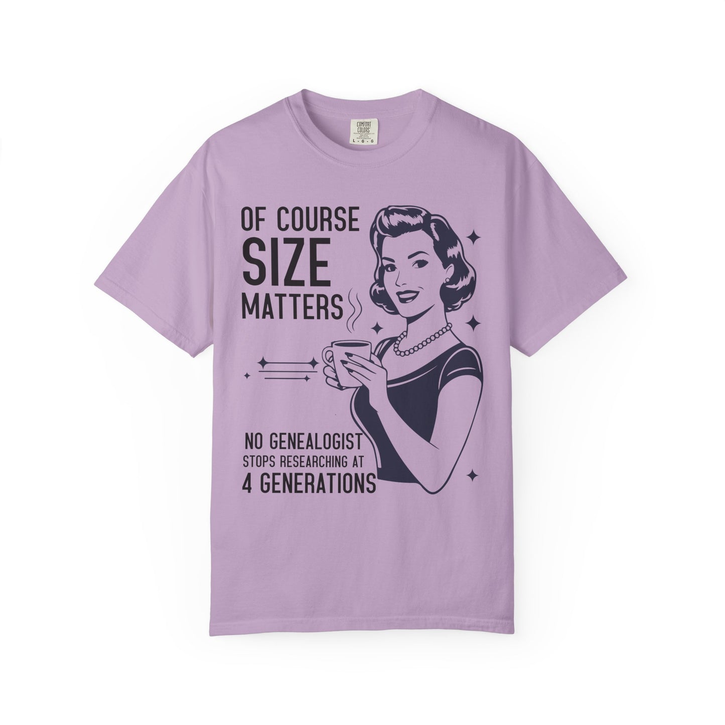 Size Matters Funny Genealogy T-Shirt