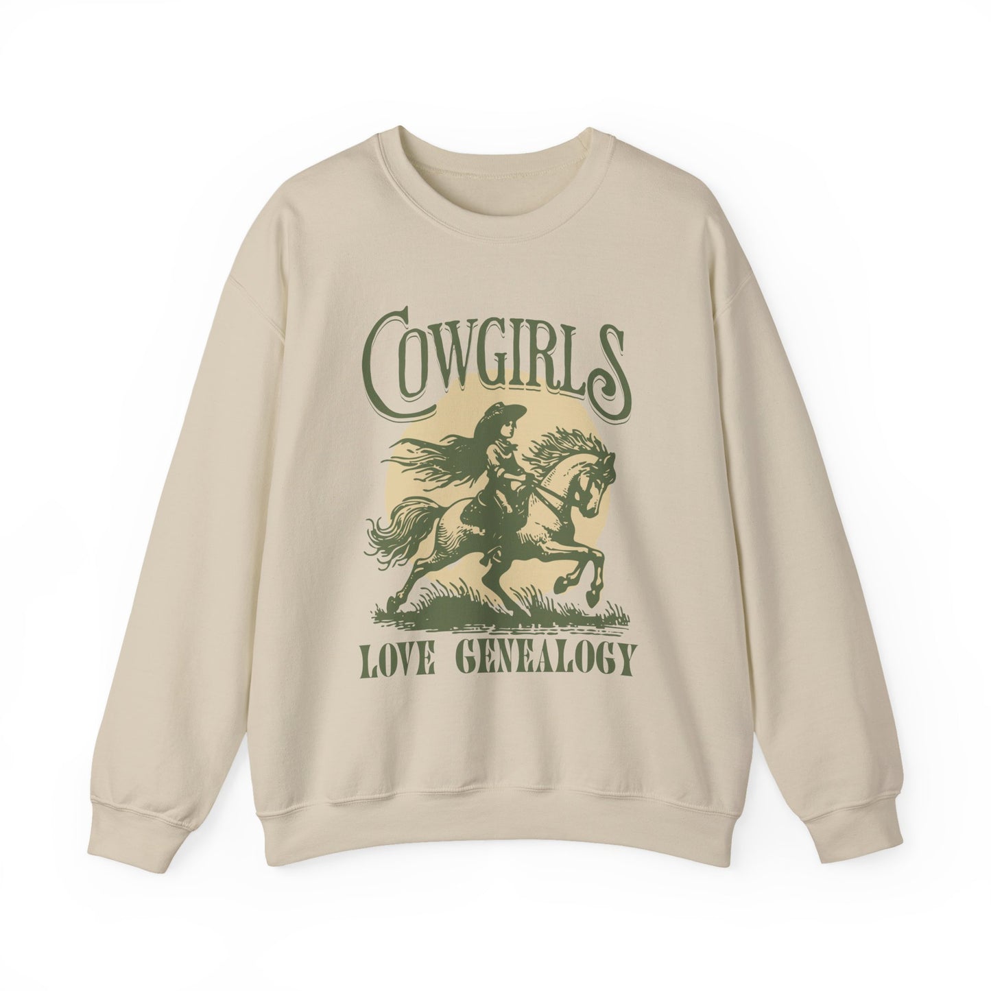 Cowgirls Love Genealogy Sweatshirt