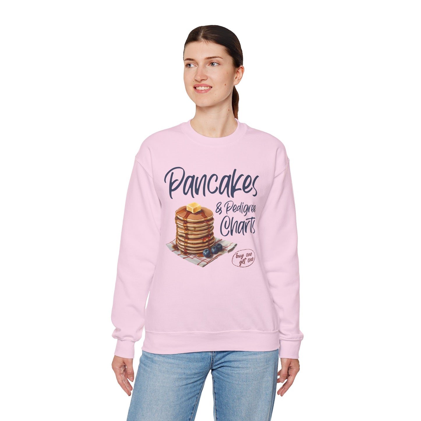 Pancakes and Pedigree Charts Sweatshirt