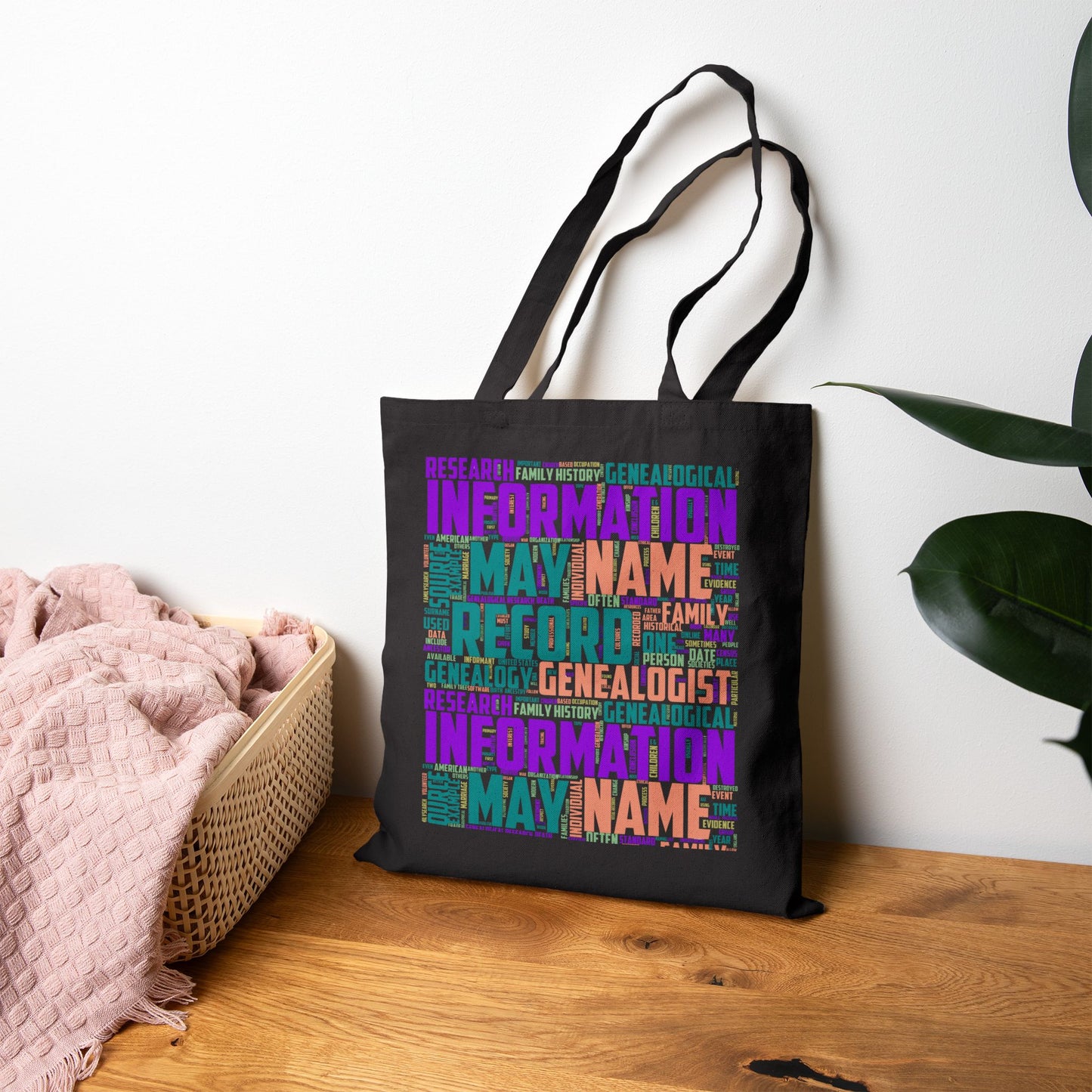 Family History Research Word Tote