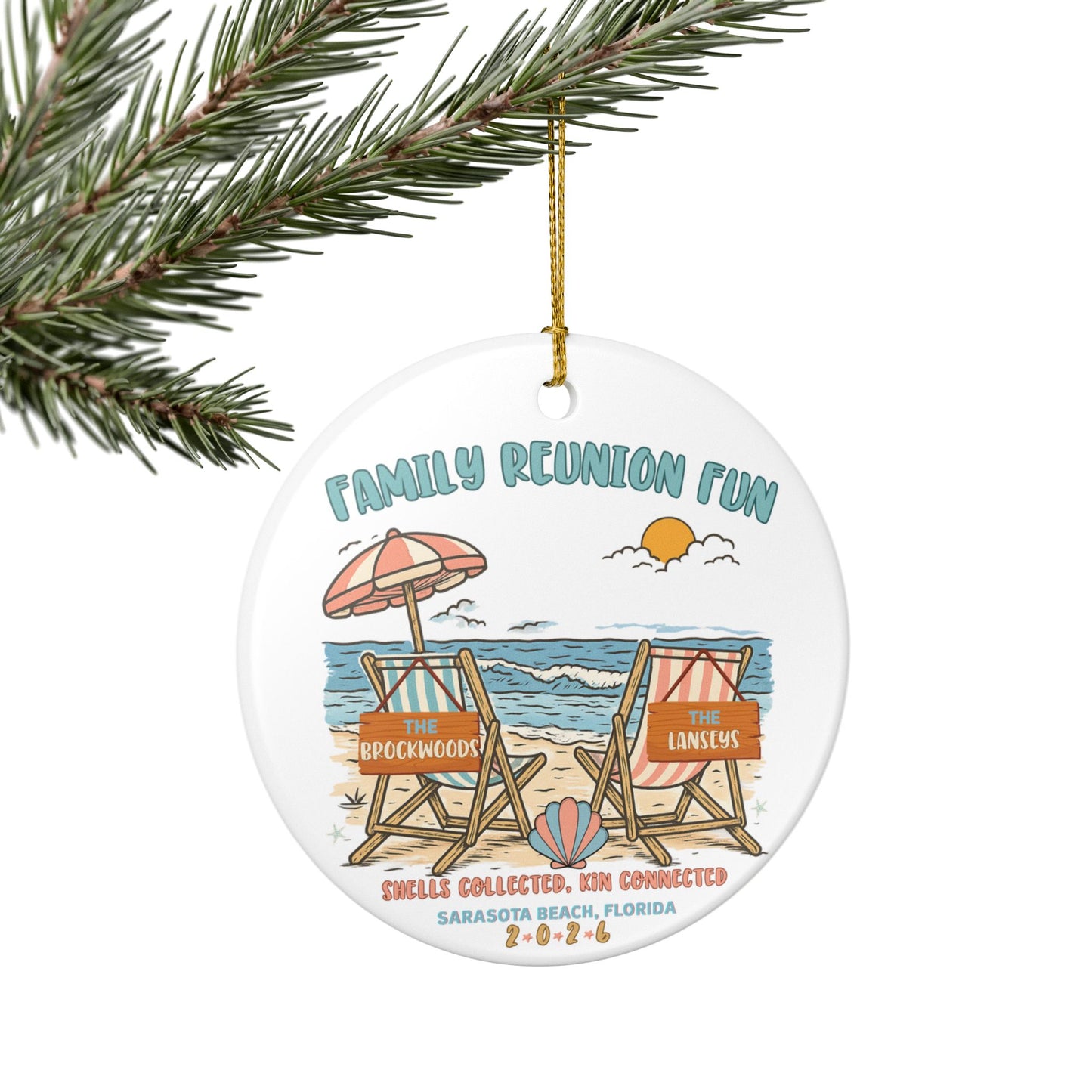 Family Reunion Personalized Ornament