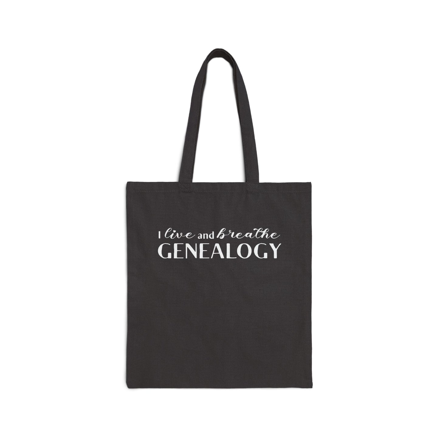I Live and Breathe Genealogy Tote Bag
