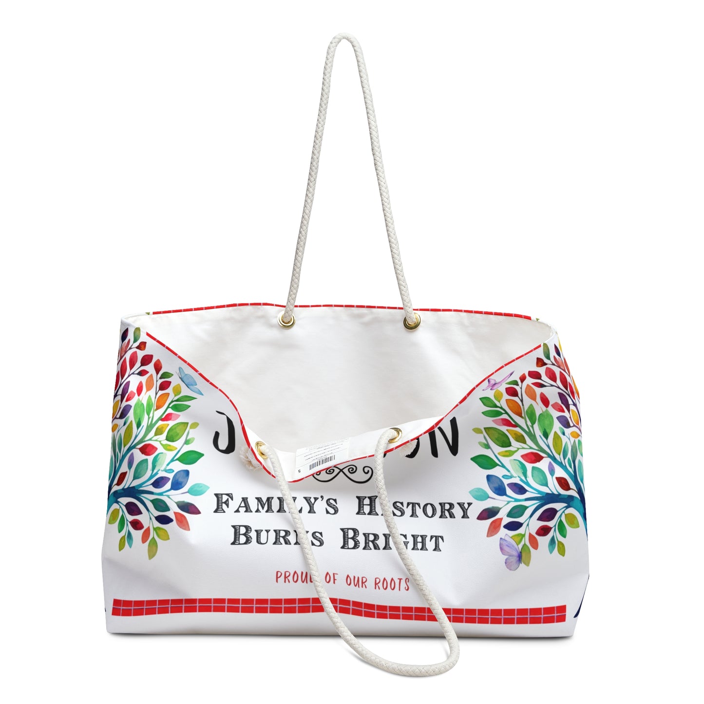 Personalized Family Reunion Weekender Bag