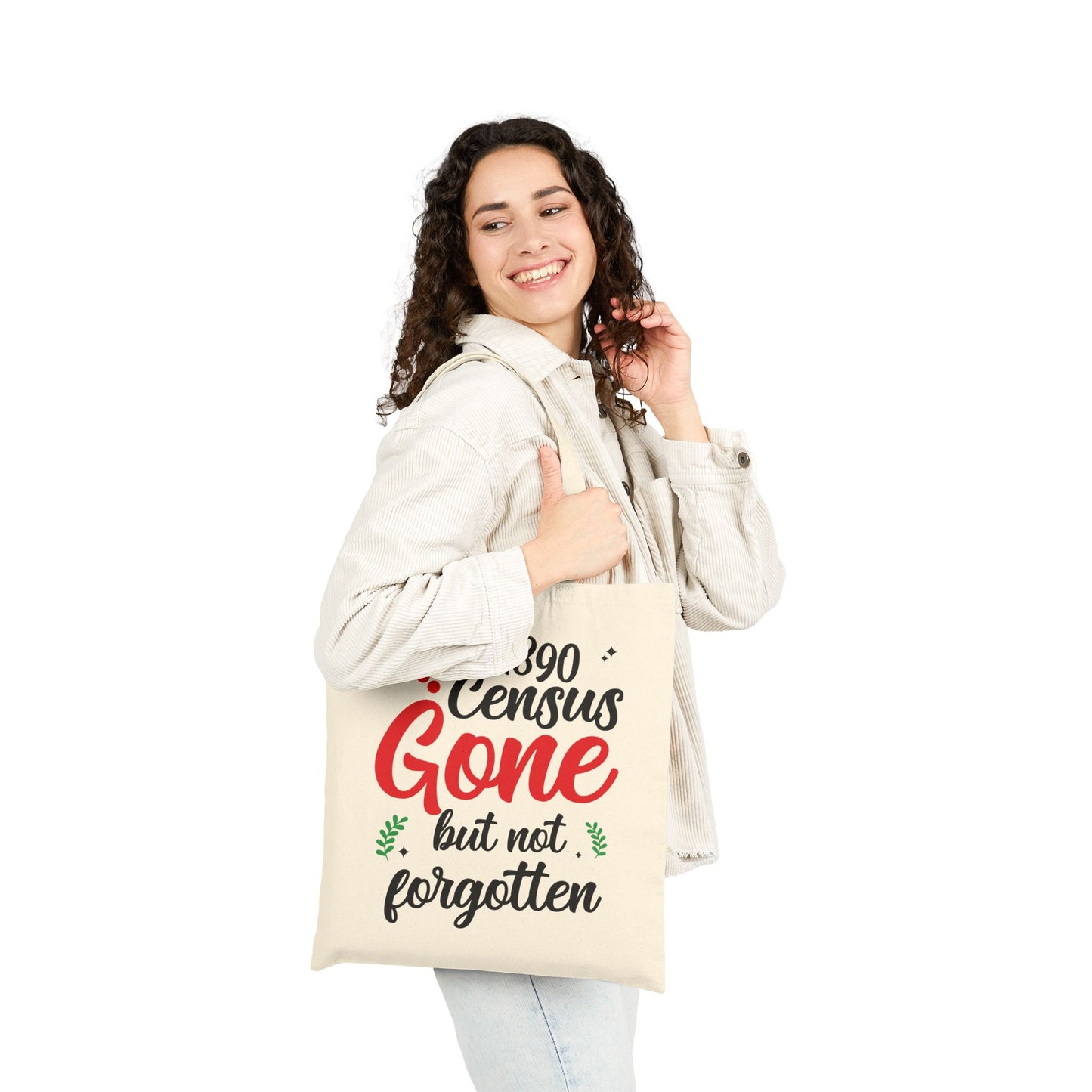 1890 Census Gone But Not Forgotten Tote Bag