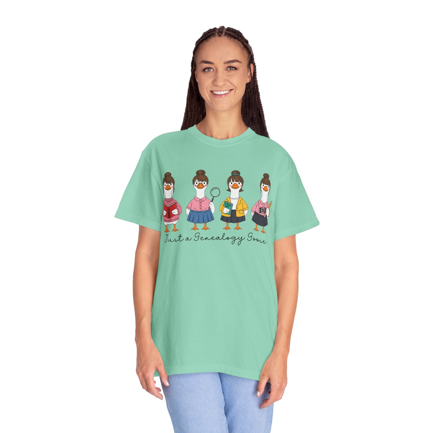 Just a Genealogy Goose Shirt