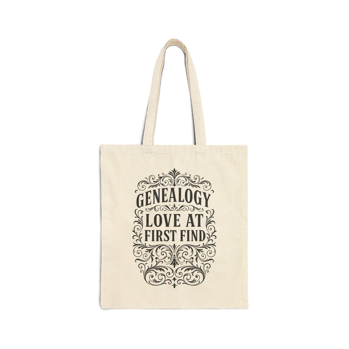 Love at First Find Genealogy Tote Bag