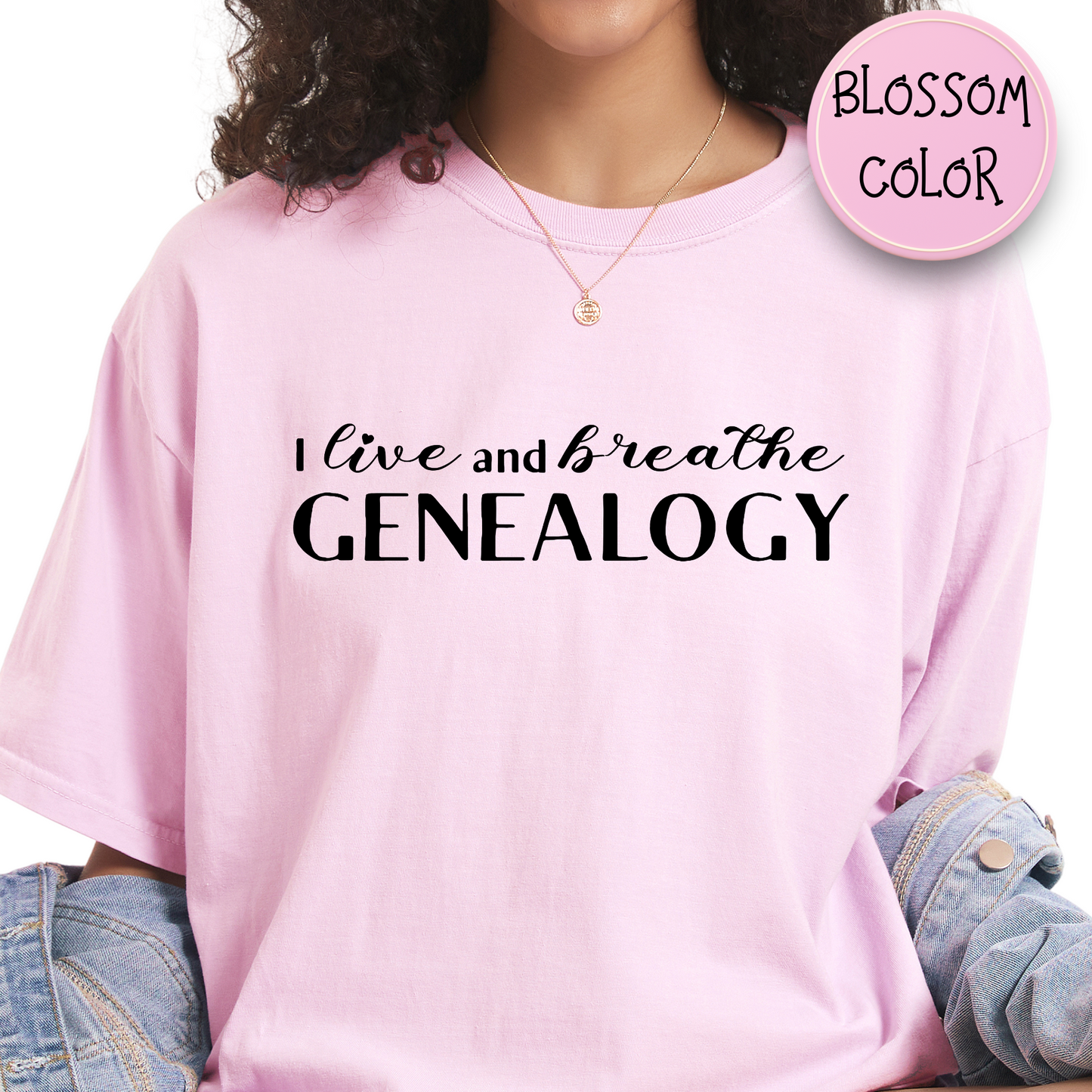 I Live and Breathe Genealogy Shirt