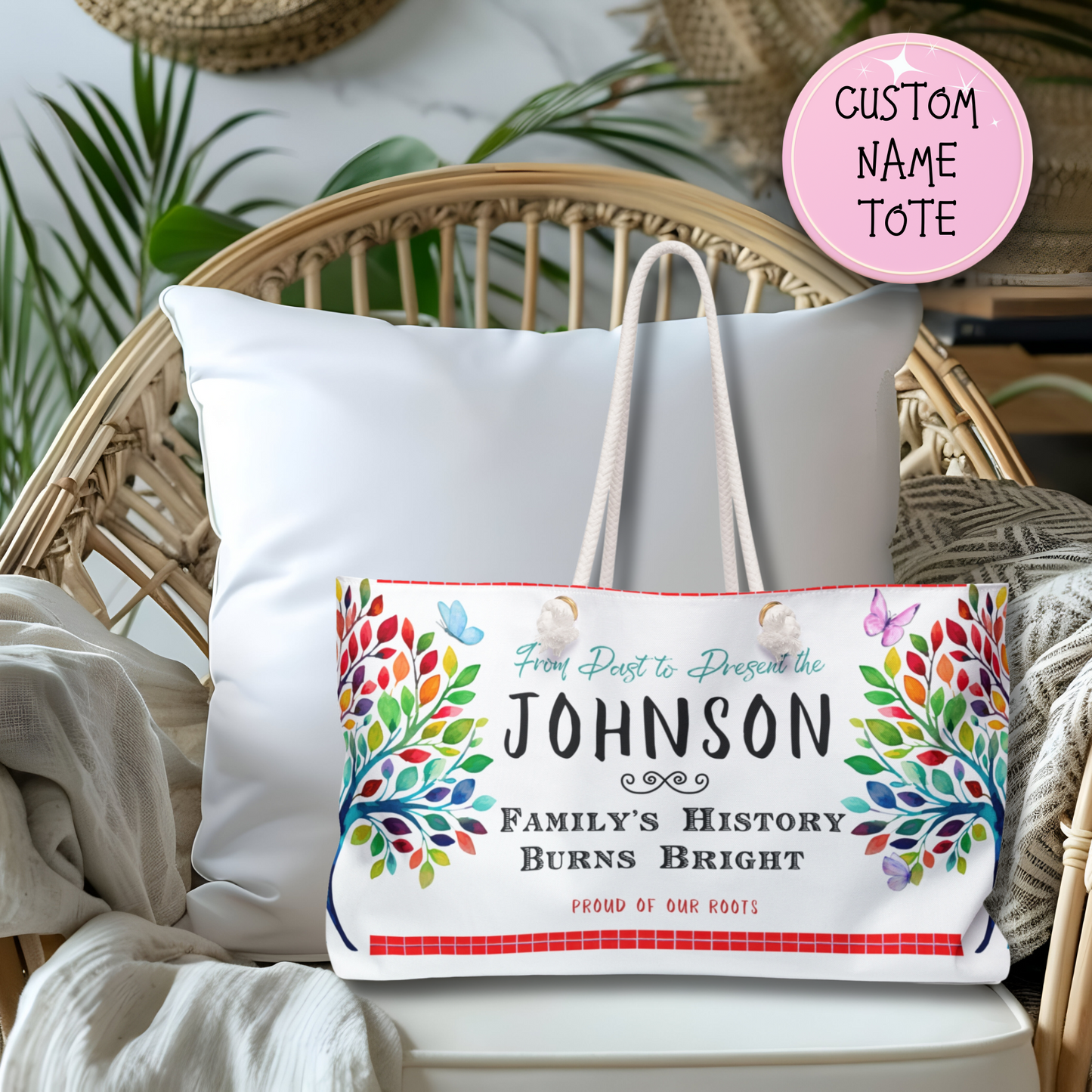 Personalized Family Reunion Weekender Bag