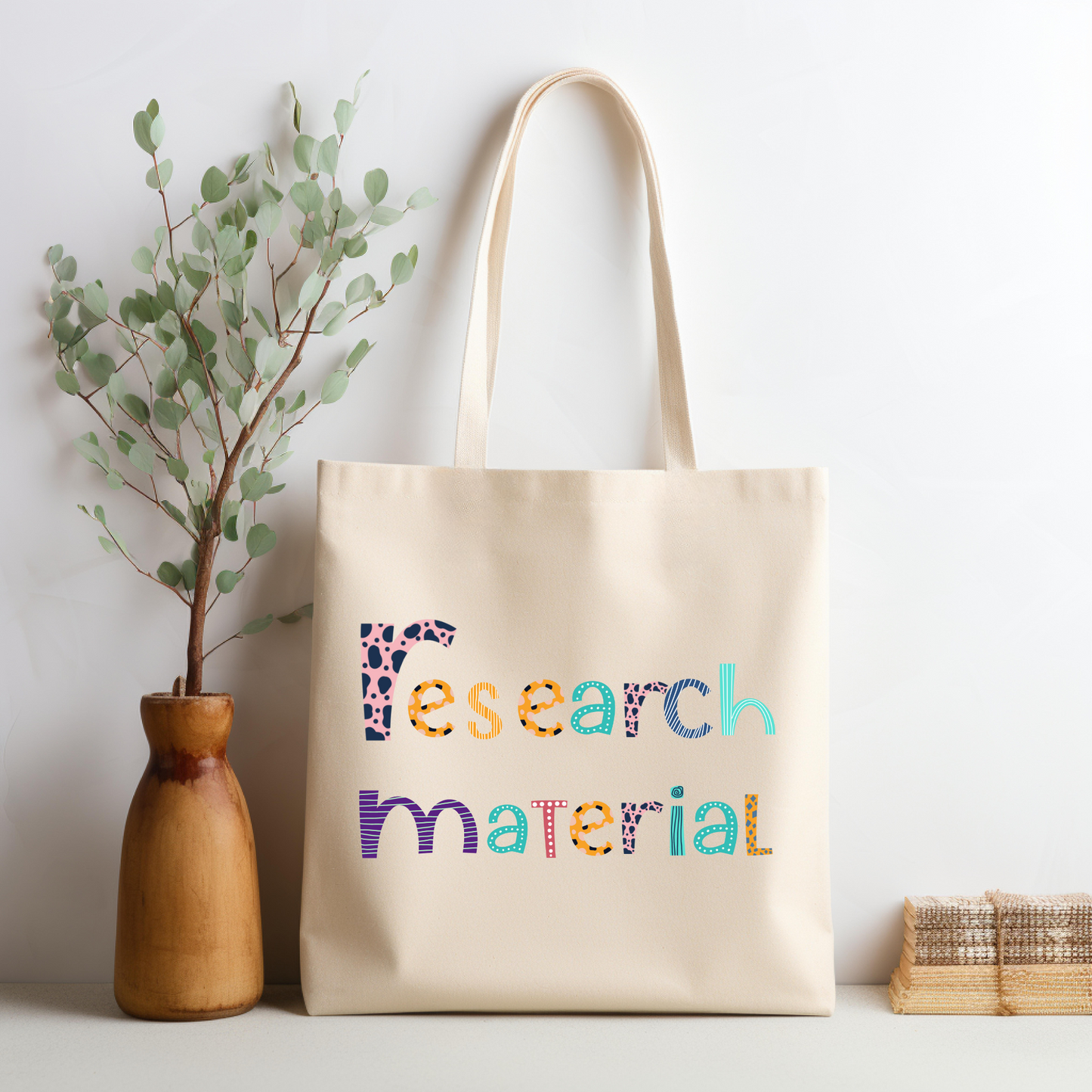Genealogist Research Material Canvas Tote Bag