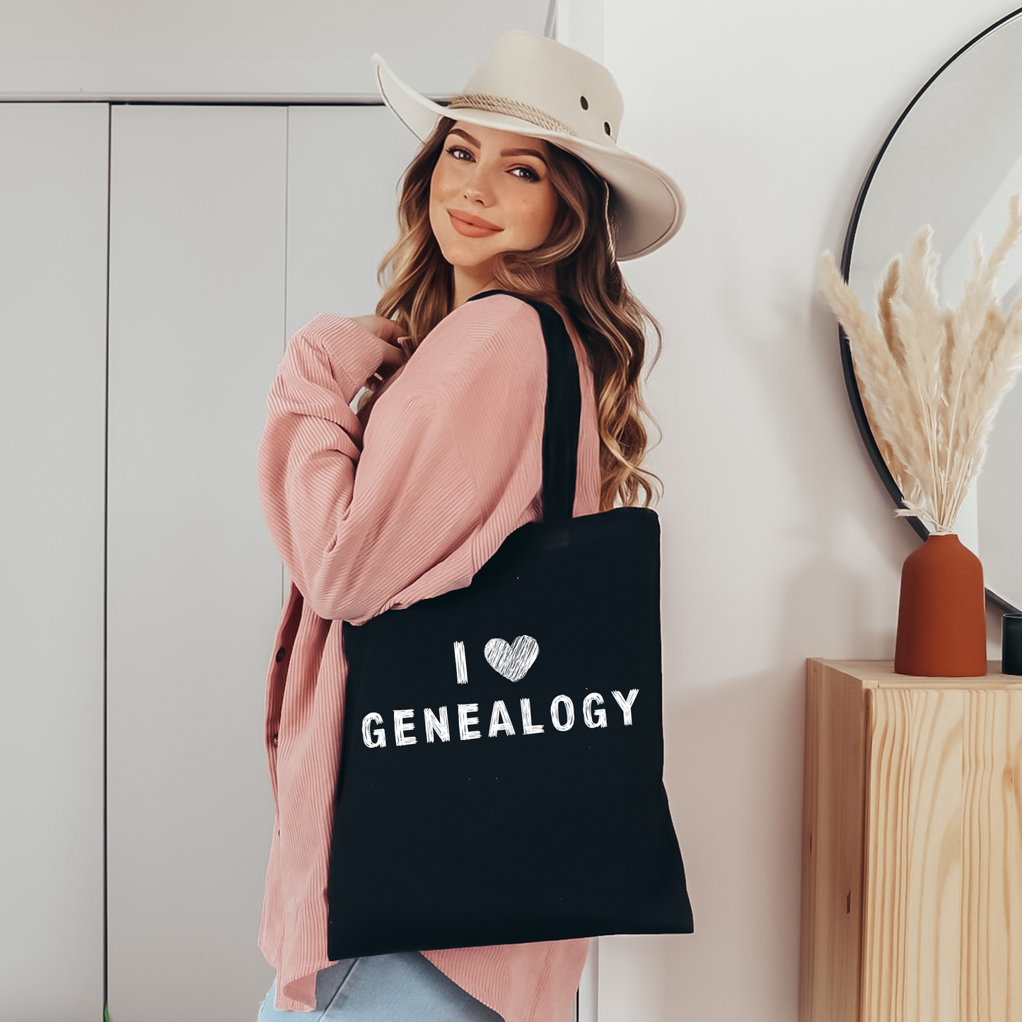 I HEART Genealogy Research Tote Bag