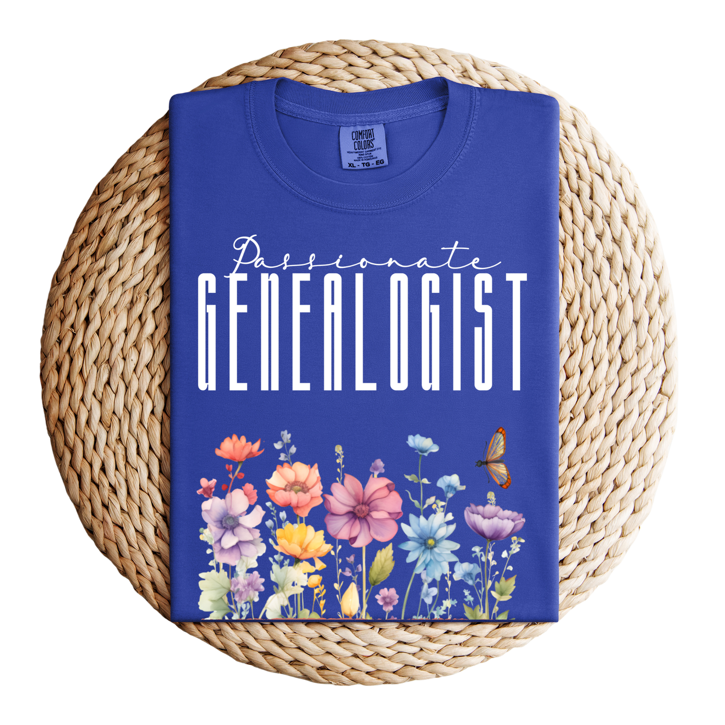 Passionate Genealogist Comfort Colors T-Shirt Gift