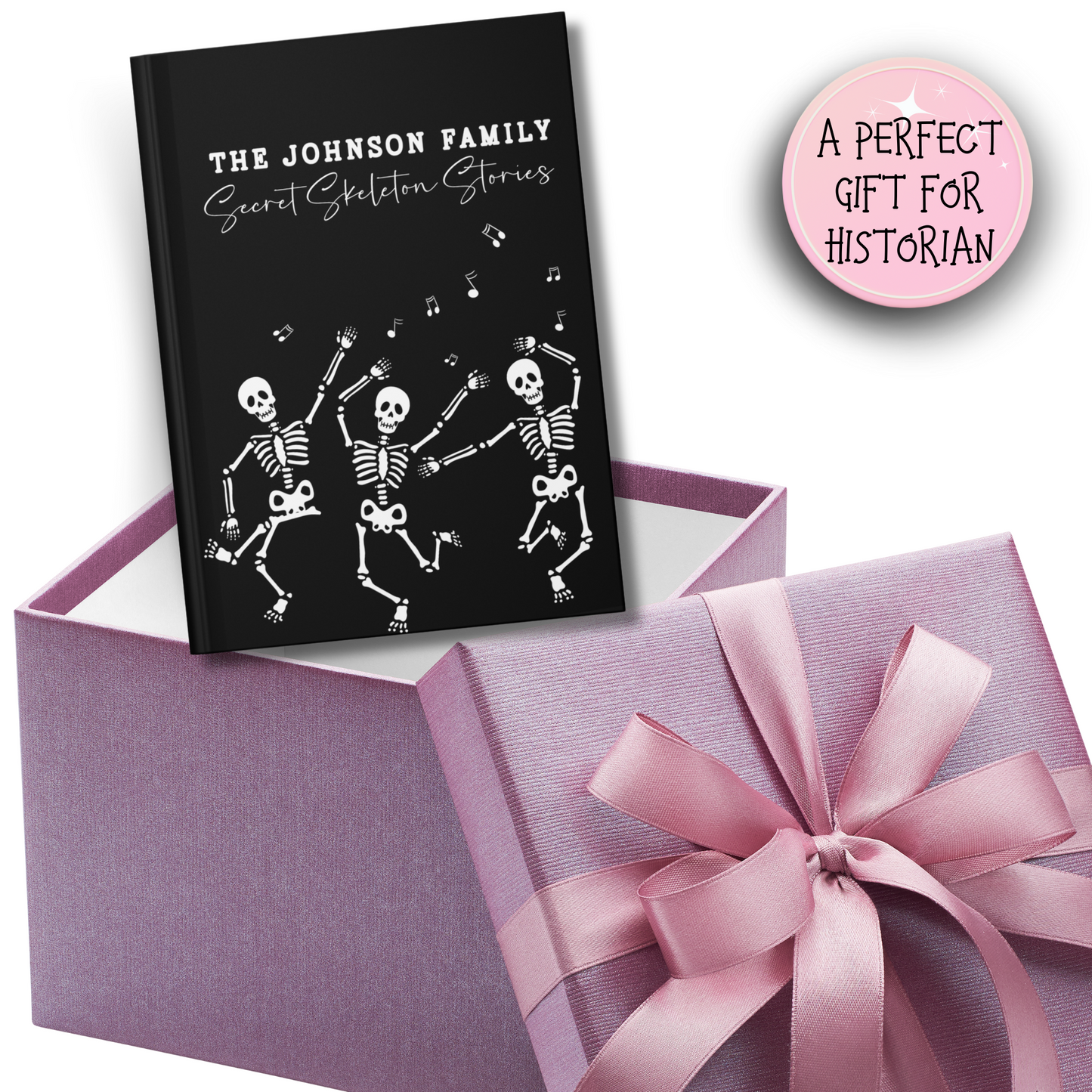 Dancing Skeletons Hardcover Journal