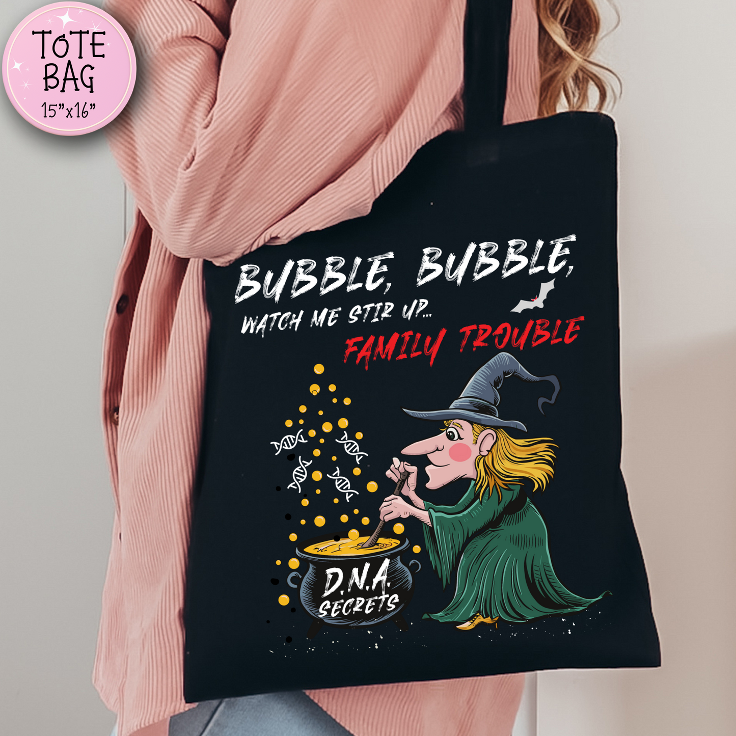 Bubble Bubble Family Trouble Tote Bag