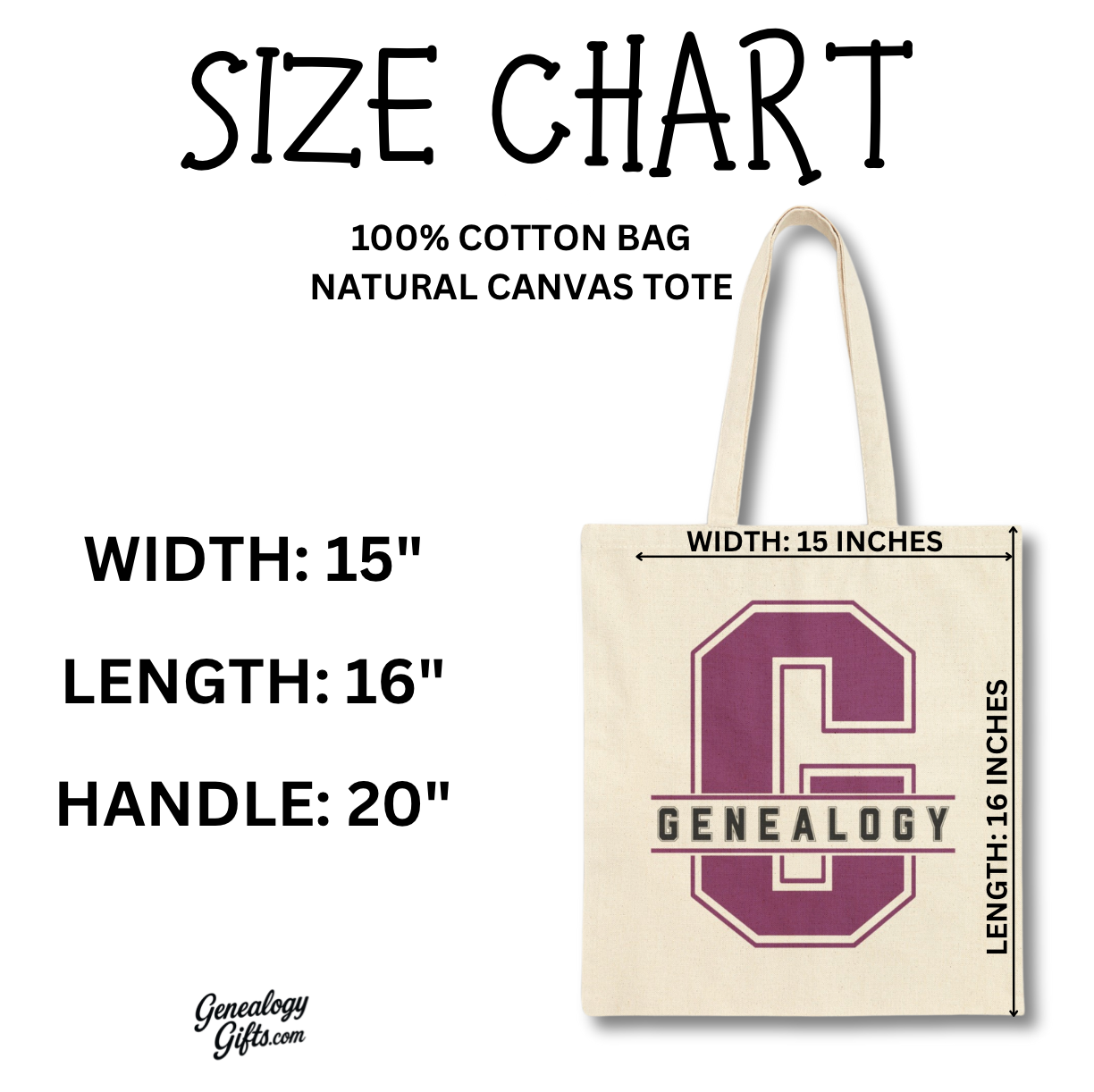 G is for Genealogy Tote for Family Historians