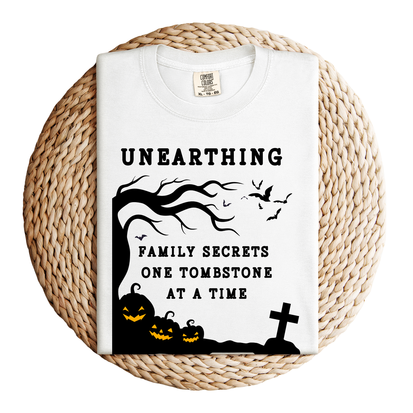 Unearthing Family Secrets One Tombstone at a Time T-Shirt