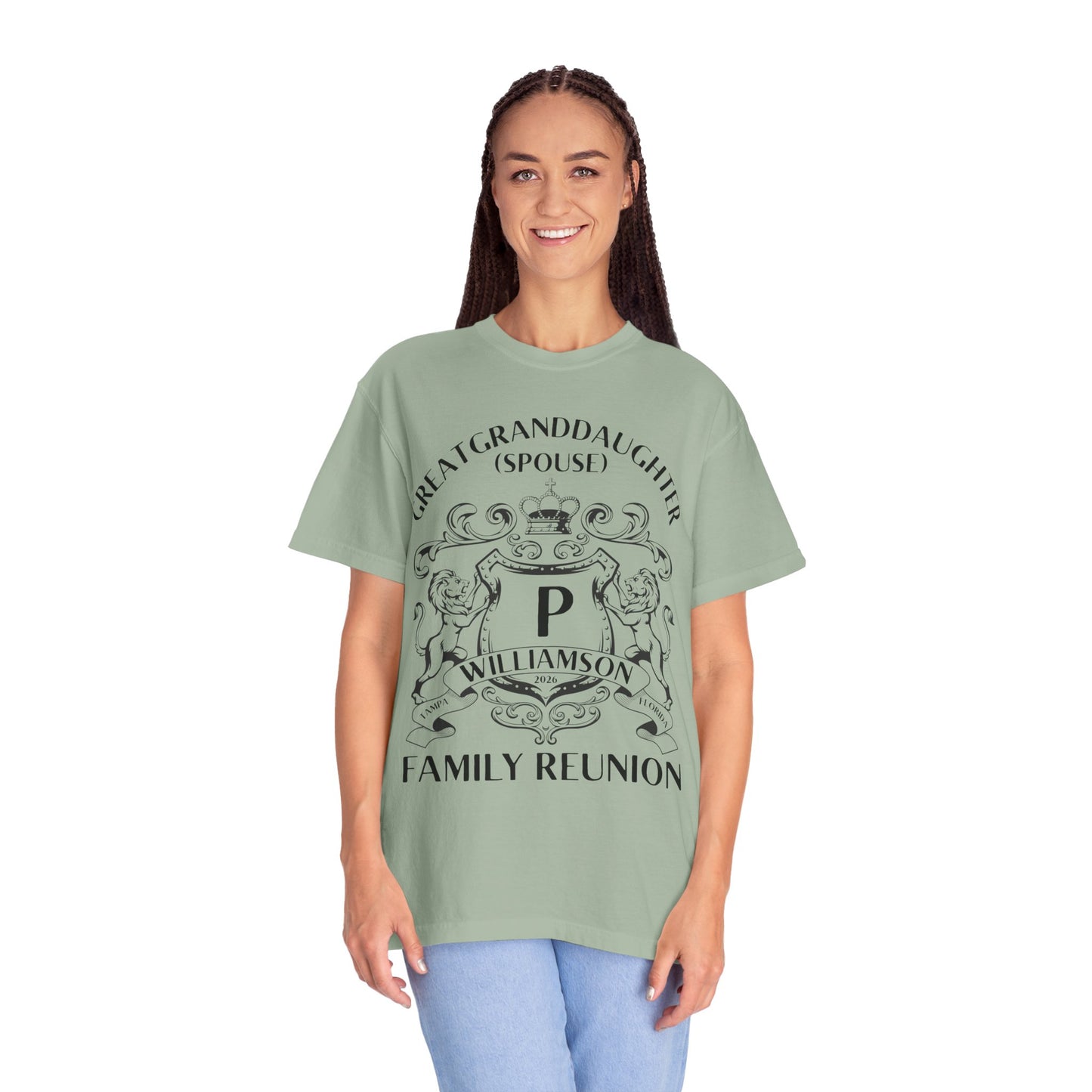 Personalized Family Reunion Crest T-Shirt