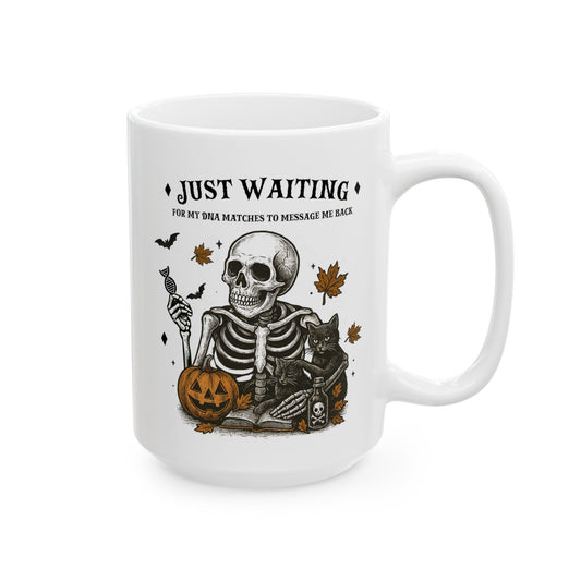 Just Waiting for My DNA Matches Mug