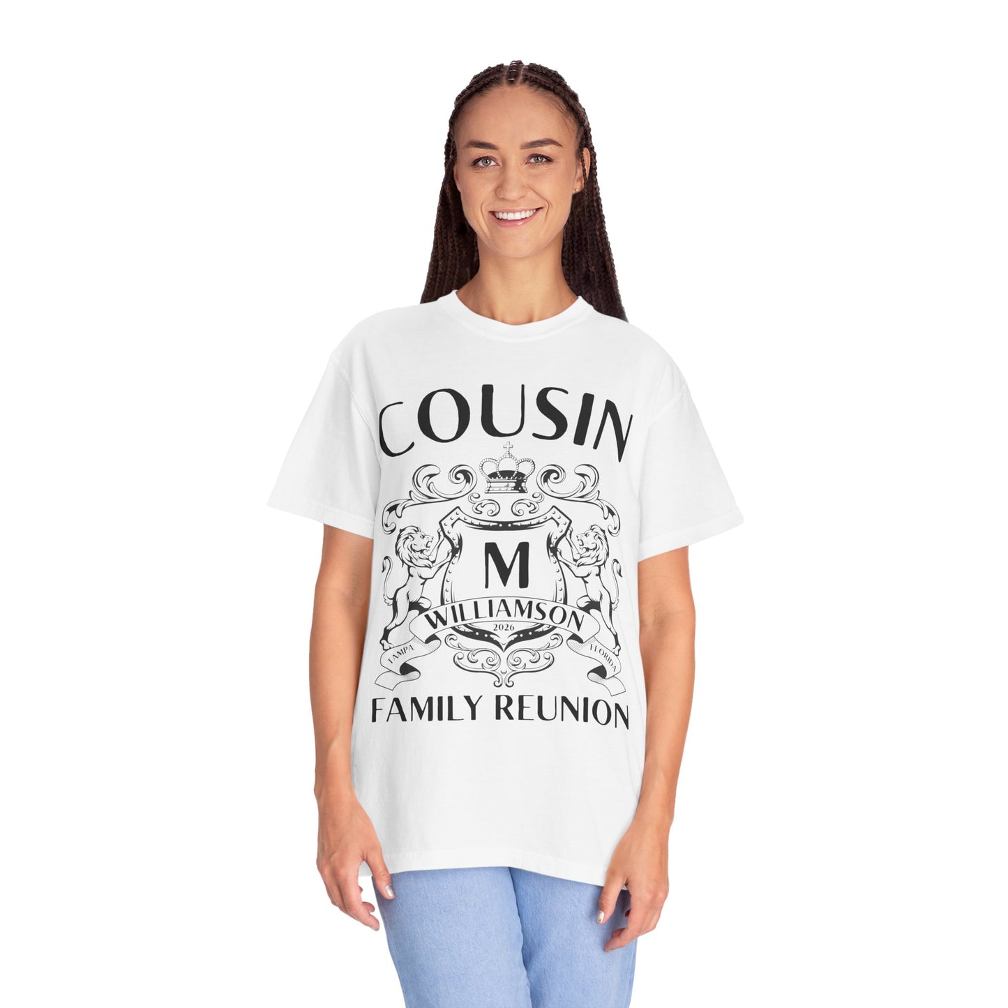 Personalized Family Reunion Crest T-Shirt