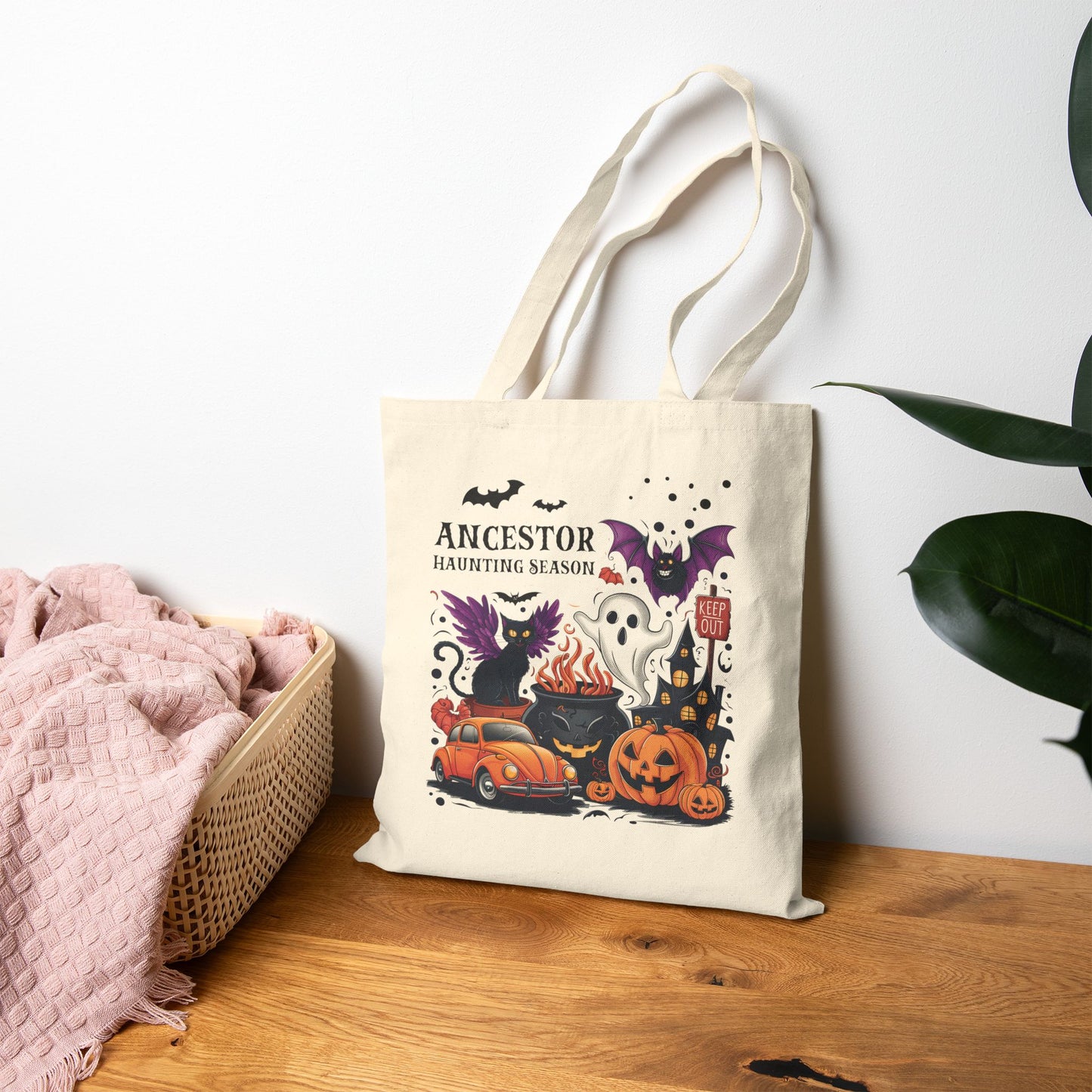 Ancestor Haunting Season Tote Bag