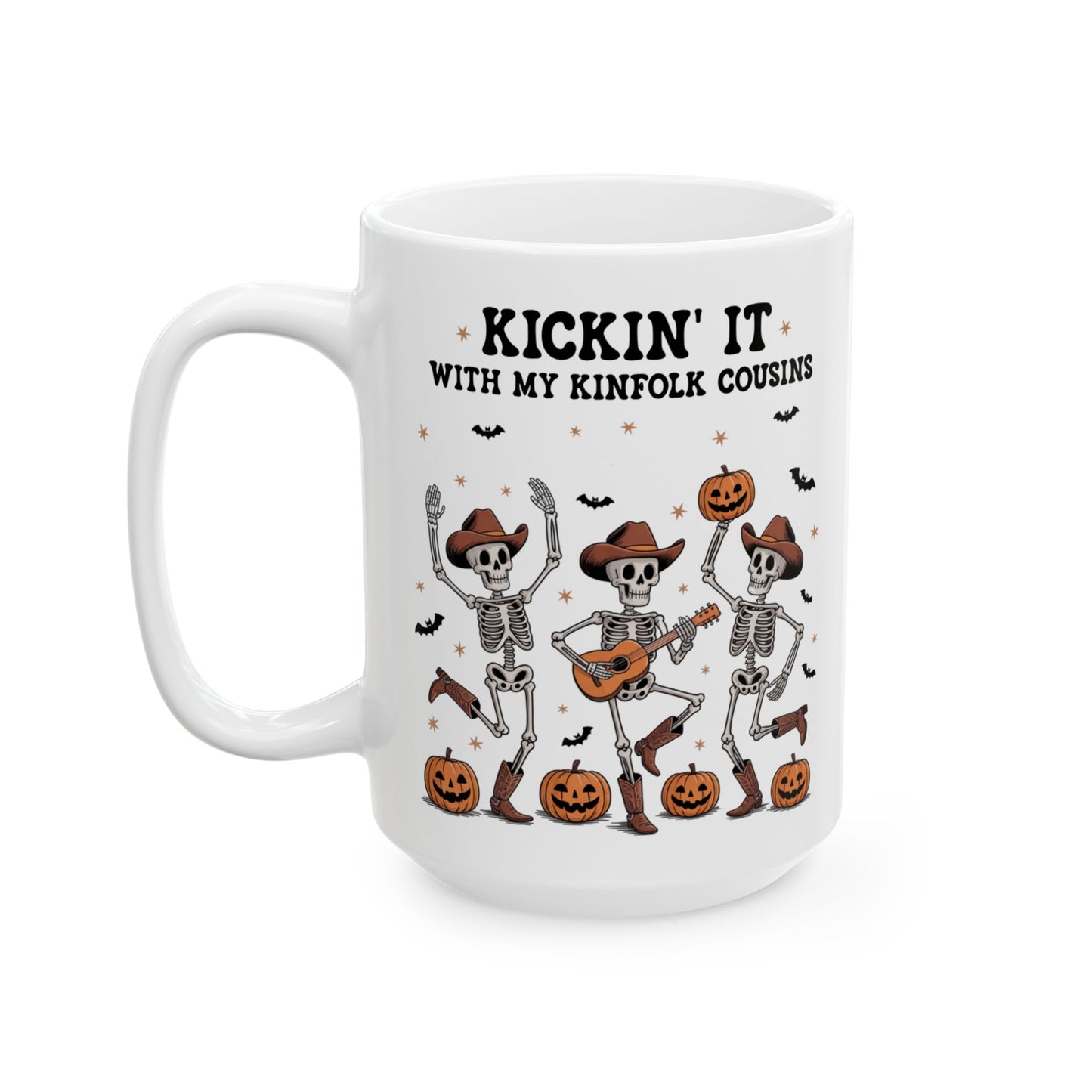 Kickin It with My Kinfolk Cousins Halloween Mug