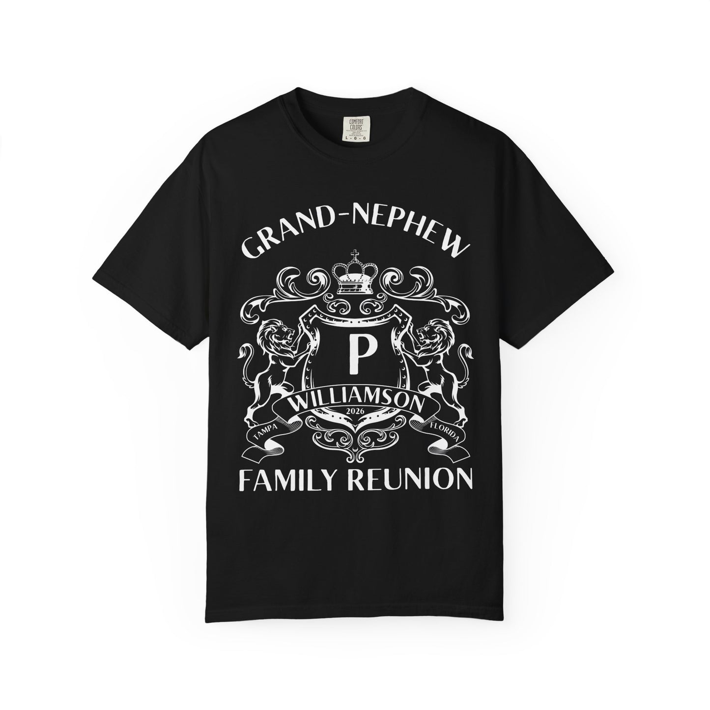 Personalized Family Reunion Crest T-Shirt
