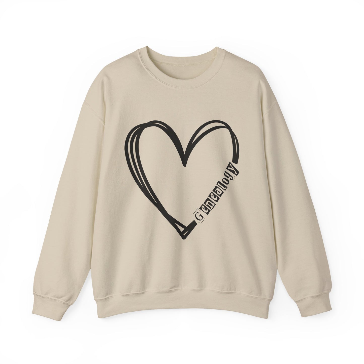 Genealogy Heart Sweatshirt