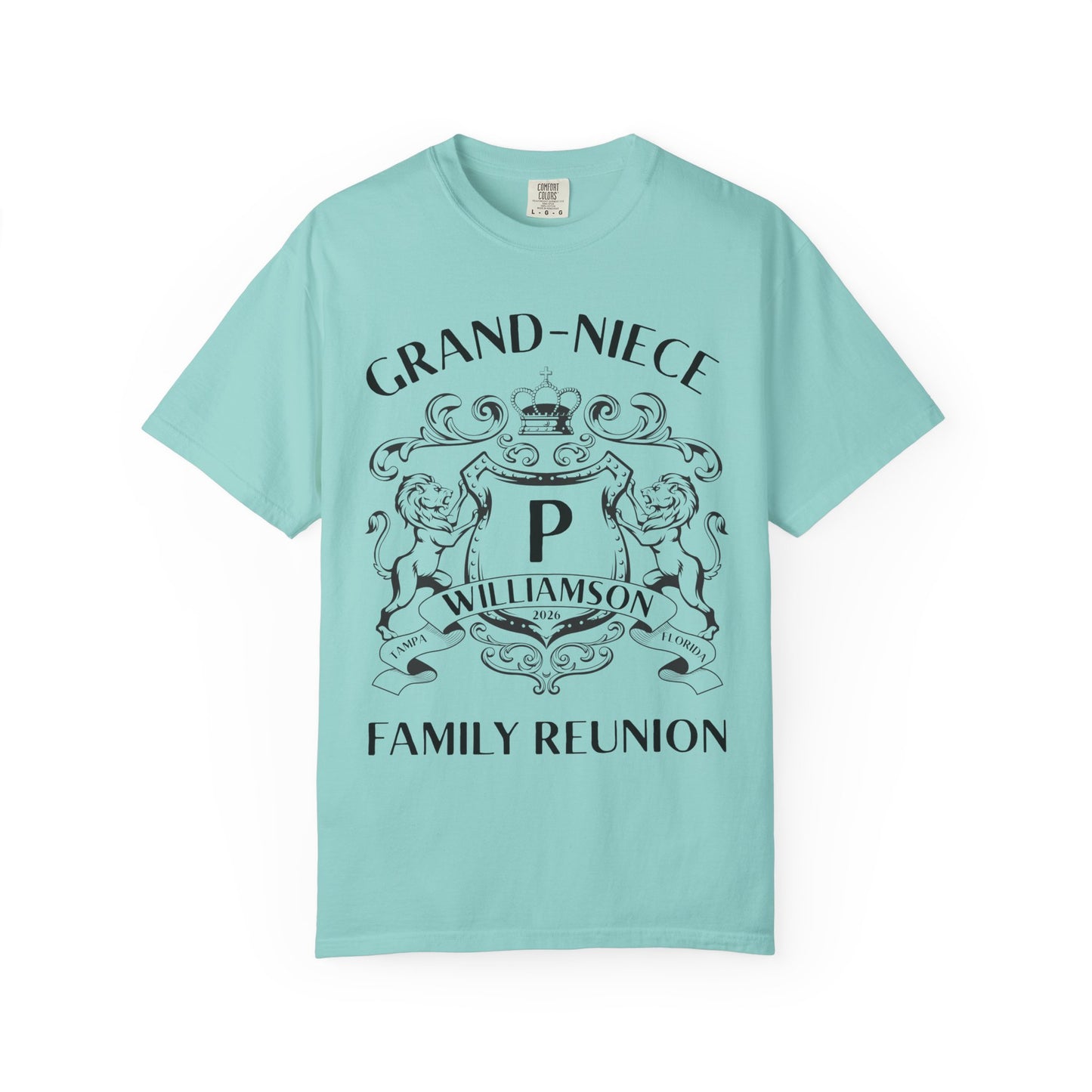Personalized Family Reunion Crest T-Shirt