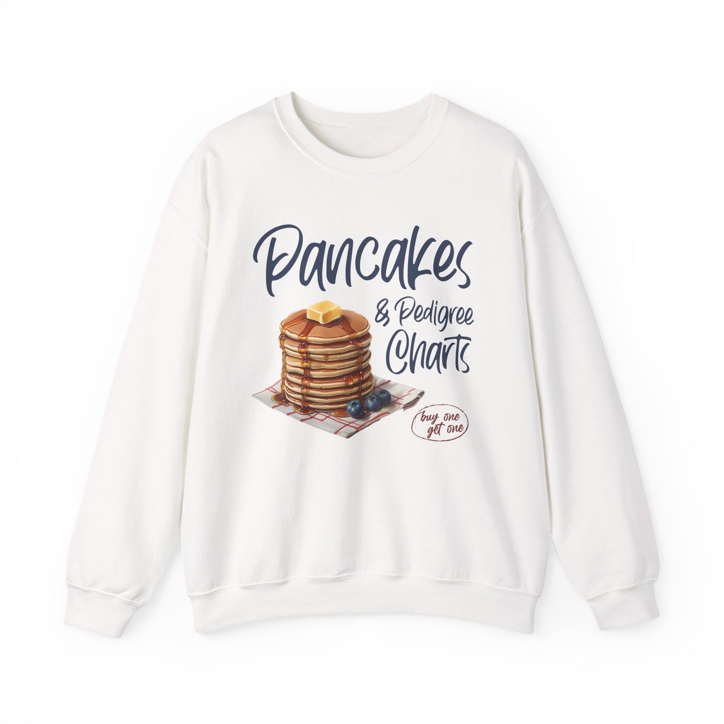 Pancakes and Pedigree Charts Sweatshirt